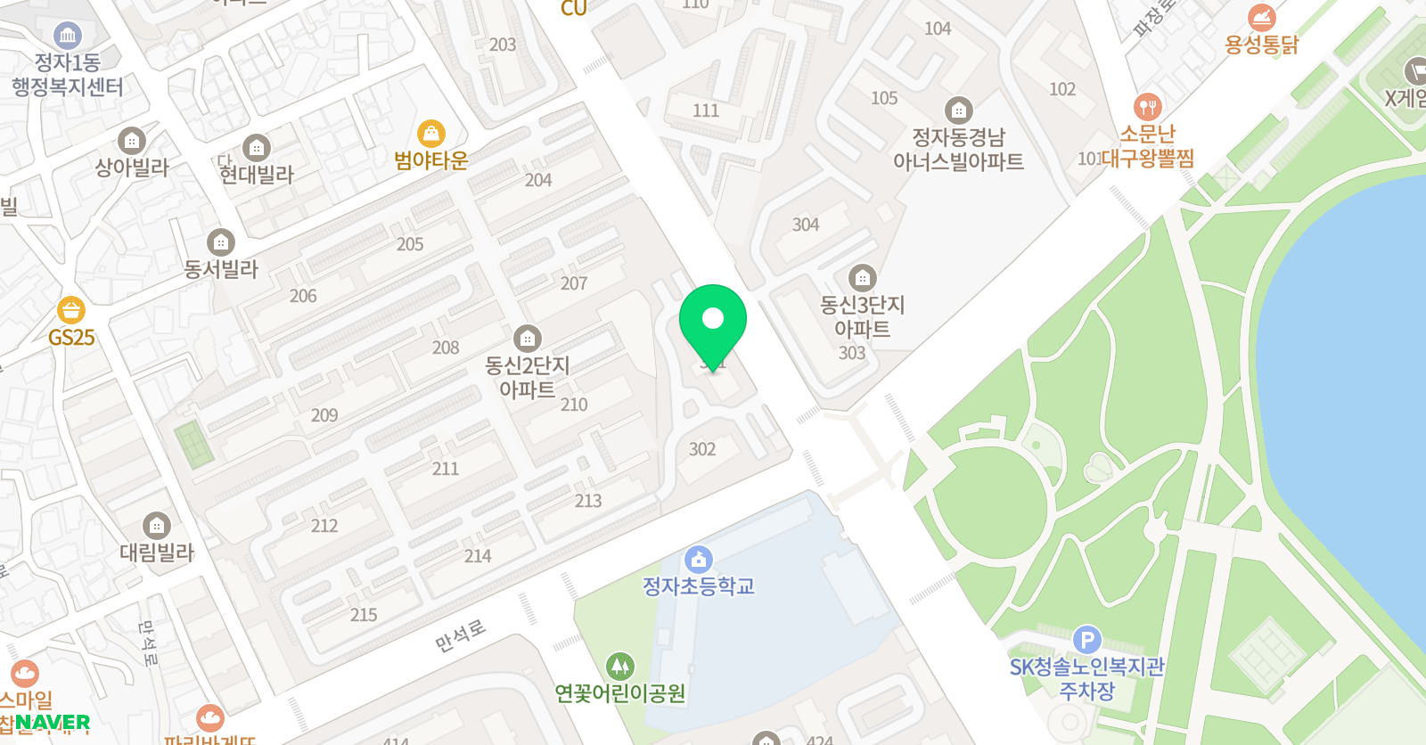 스마트해법 수학 수원정자초점 위치