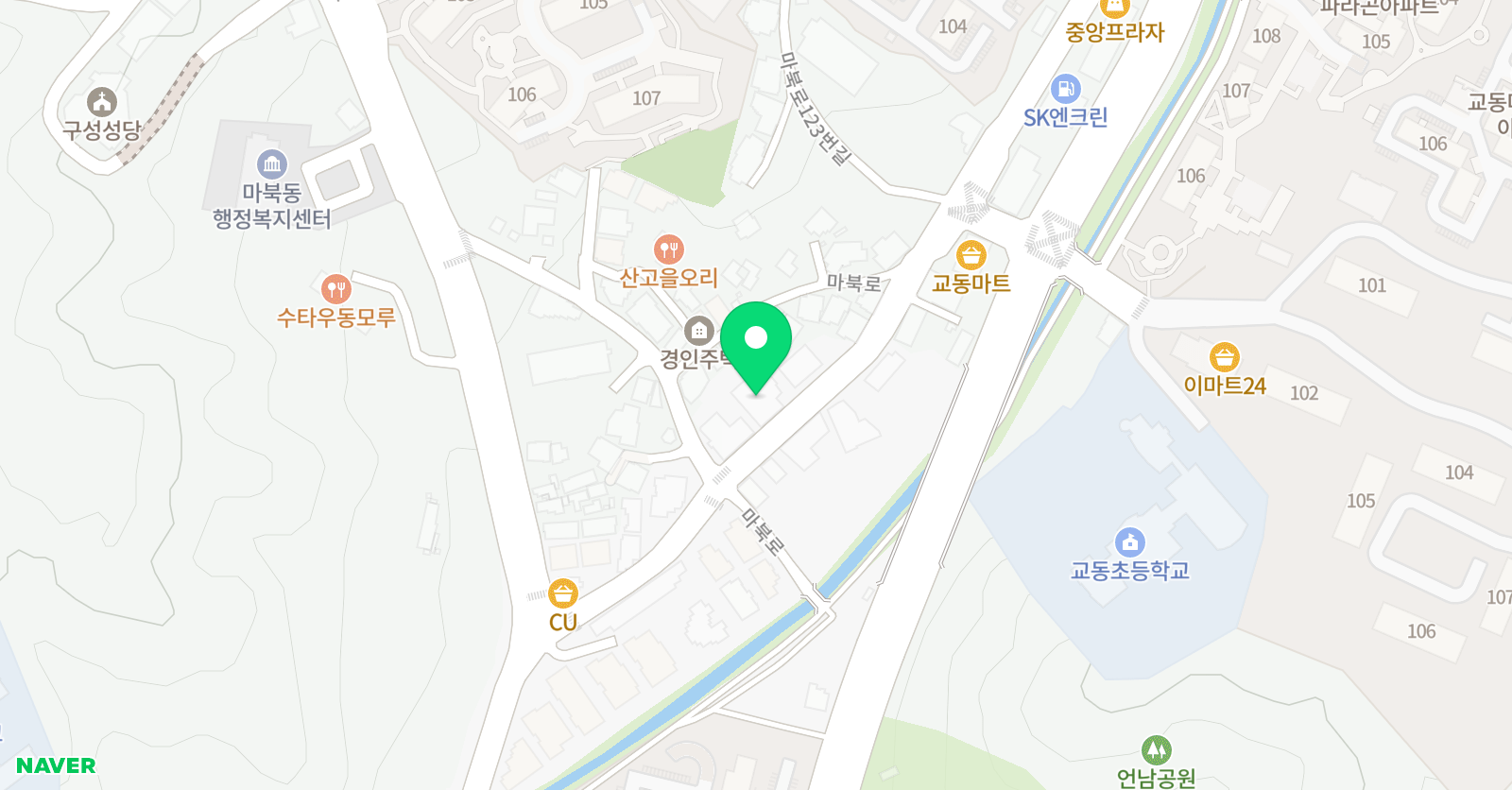 구하리 수학교습소 위치