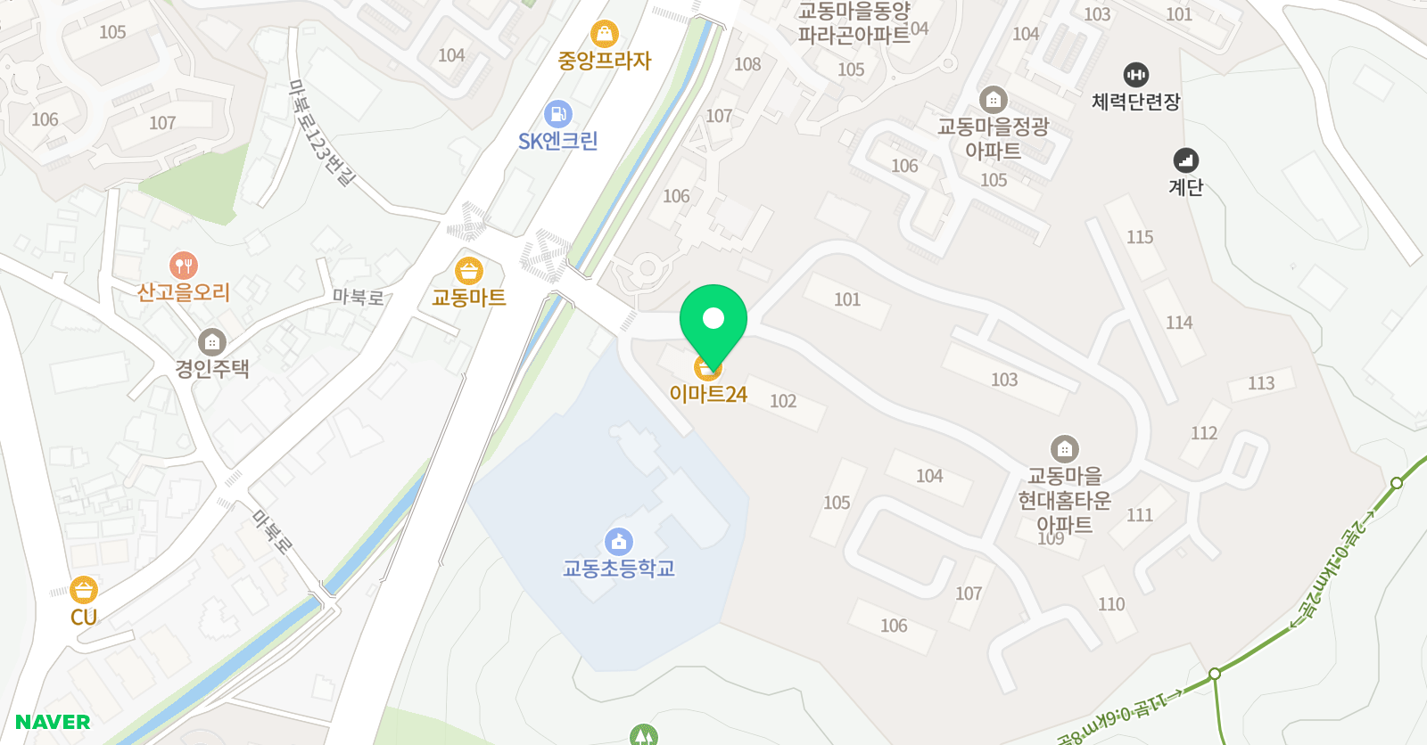 푸르넷 영재학습터 위치