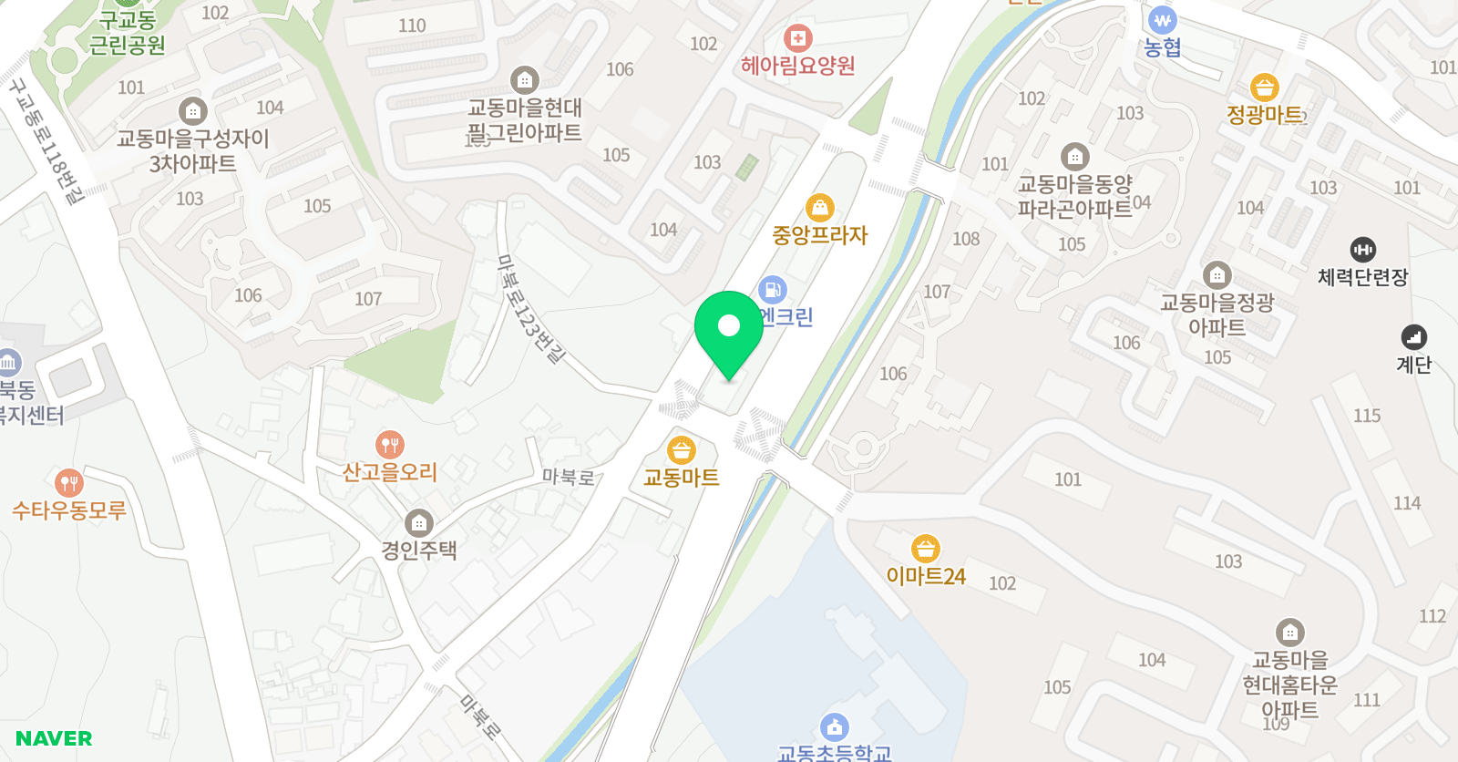 강철수 영수학원 영어학원 수학학원 위치