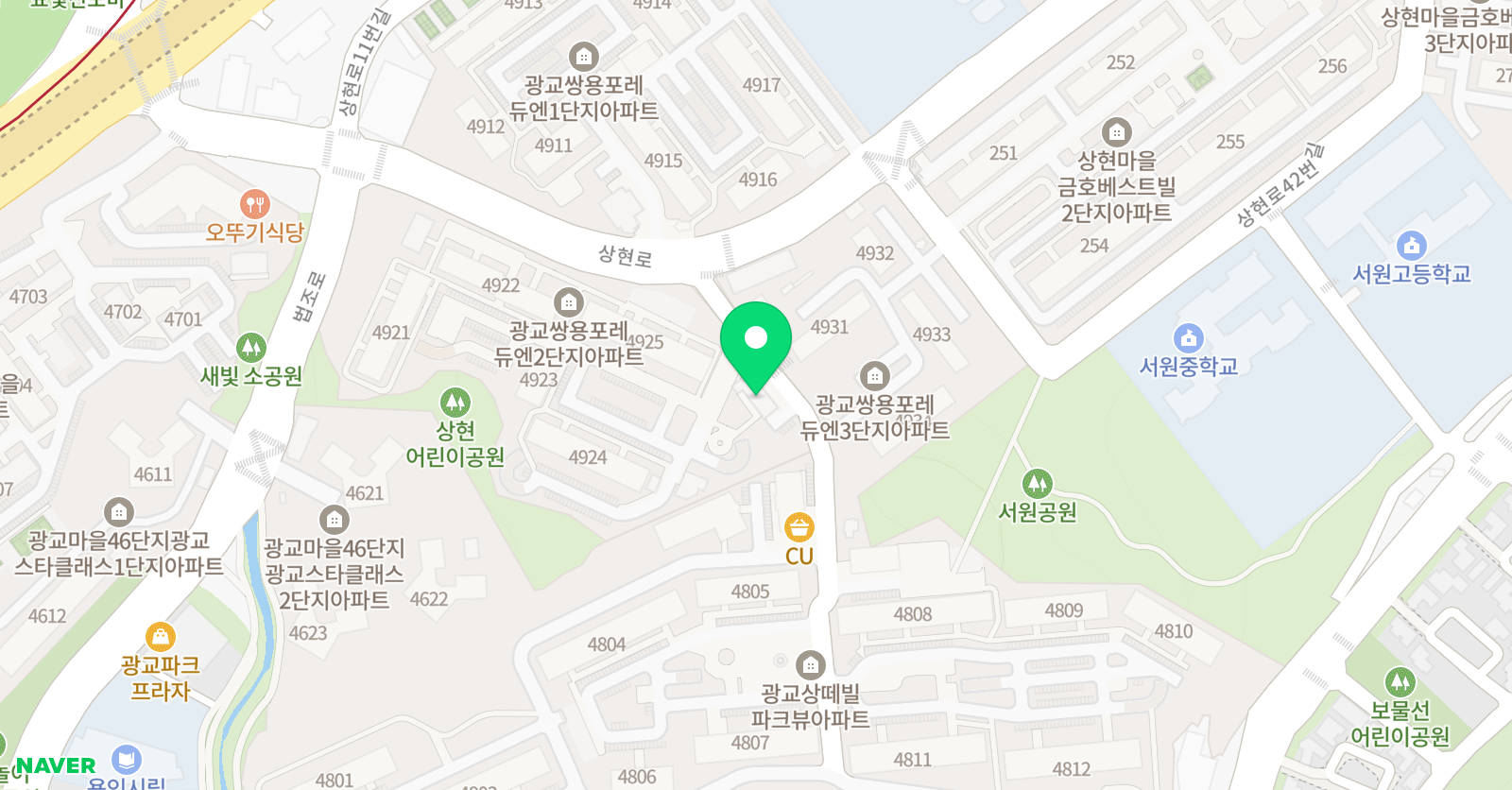 물꼬기 미술학원 위치