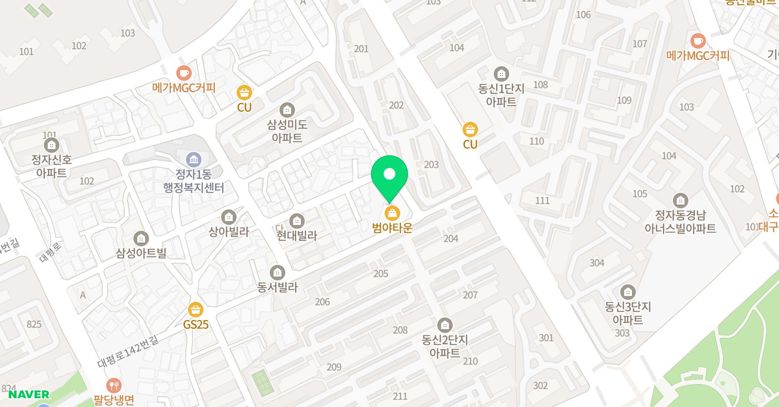 정자예이나트 음악학원 위치