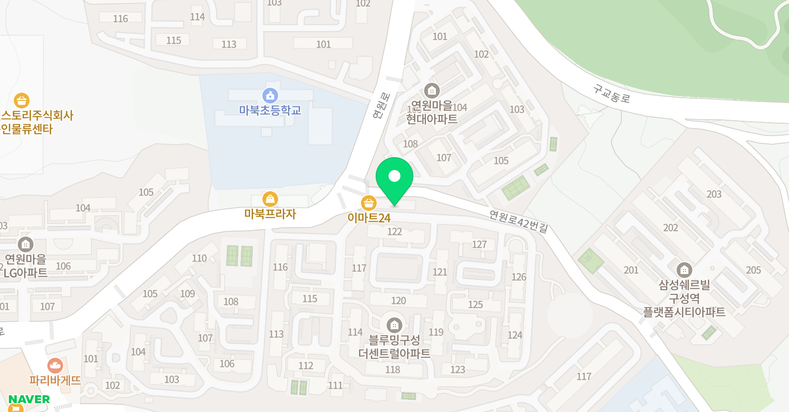 플레이팩토 요리수연산 수놀이터 위치