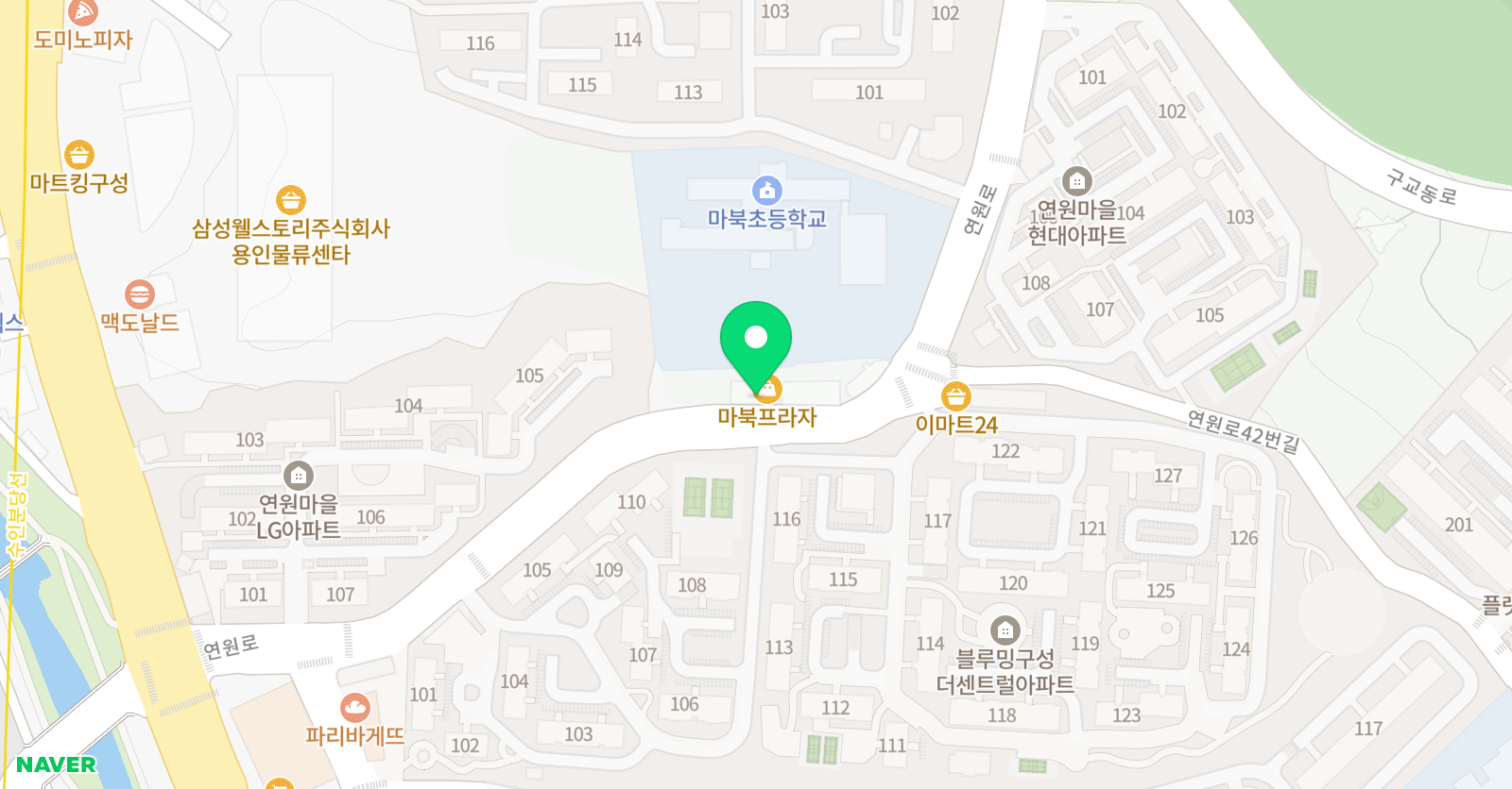하스 영어학원 위치