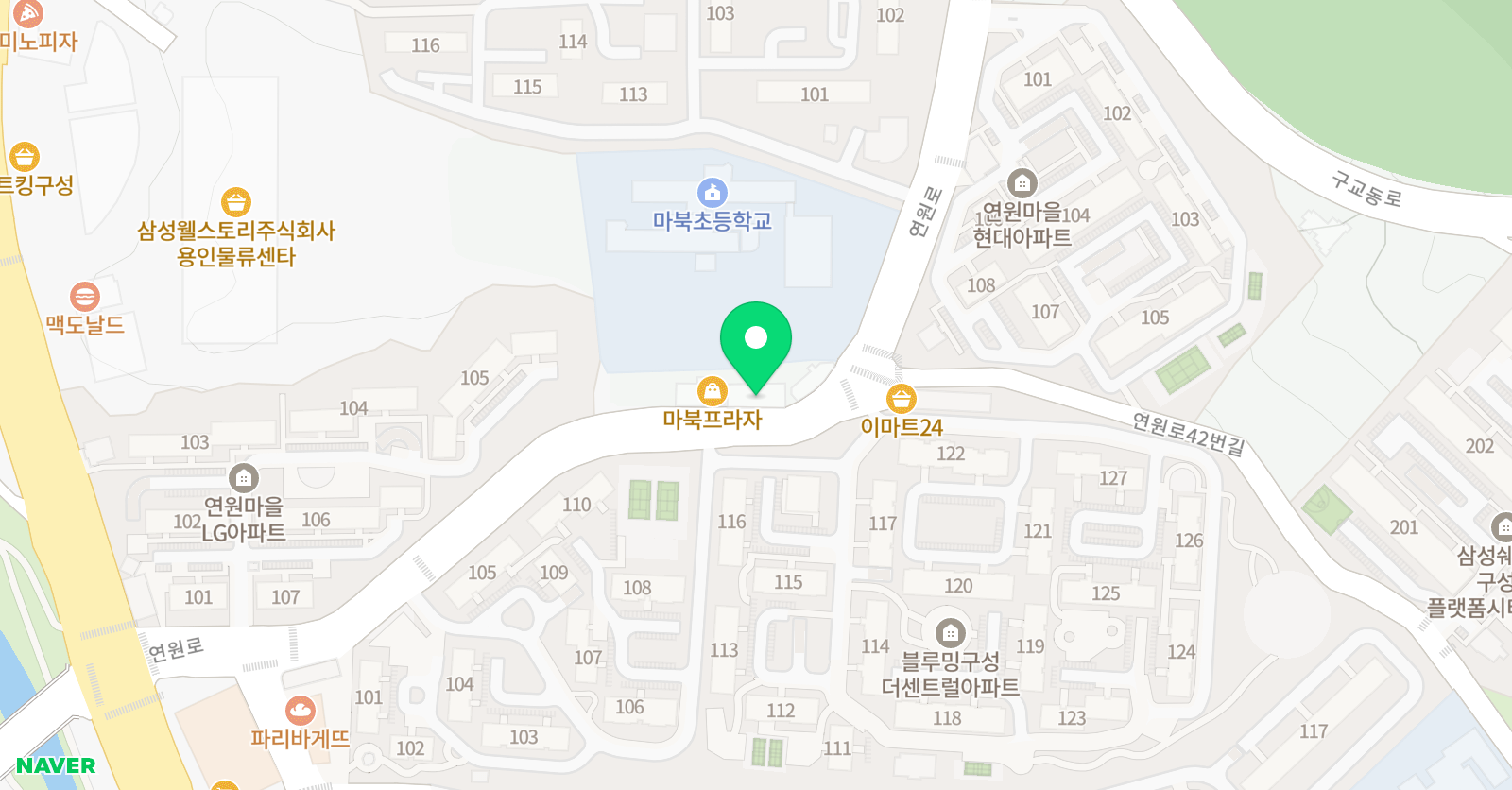 레꼴드뮤지끄 음악학원 위치