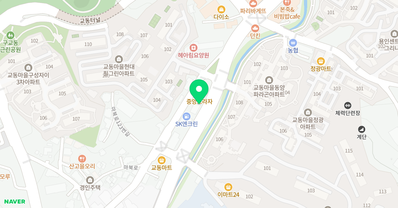 점퍼즈 줄넘기클럽 마북점 위치