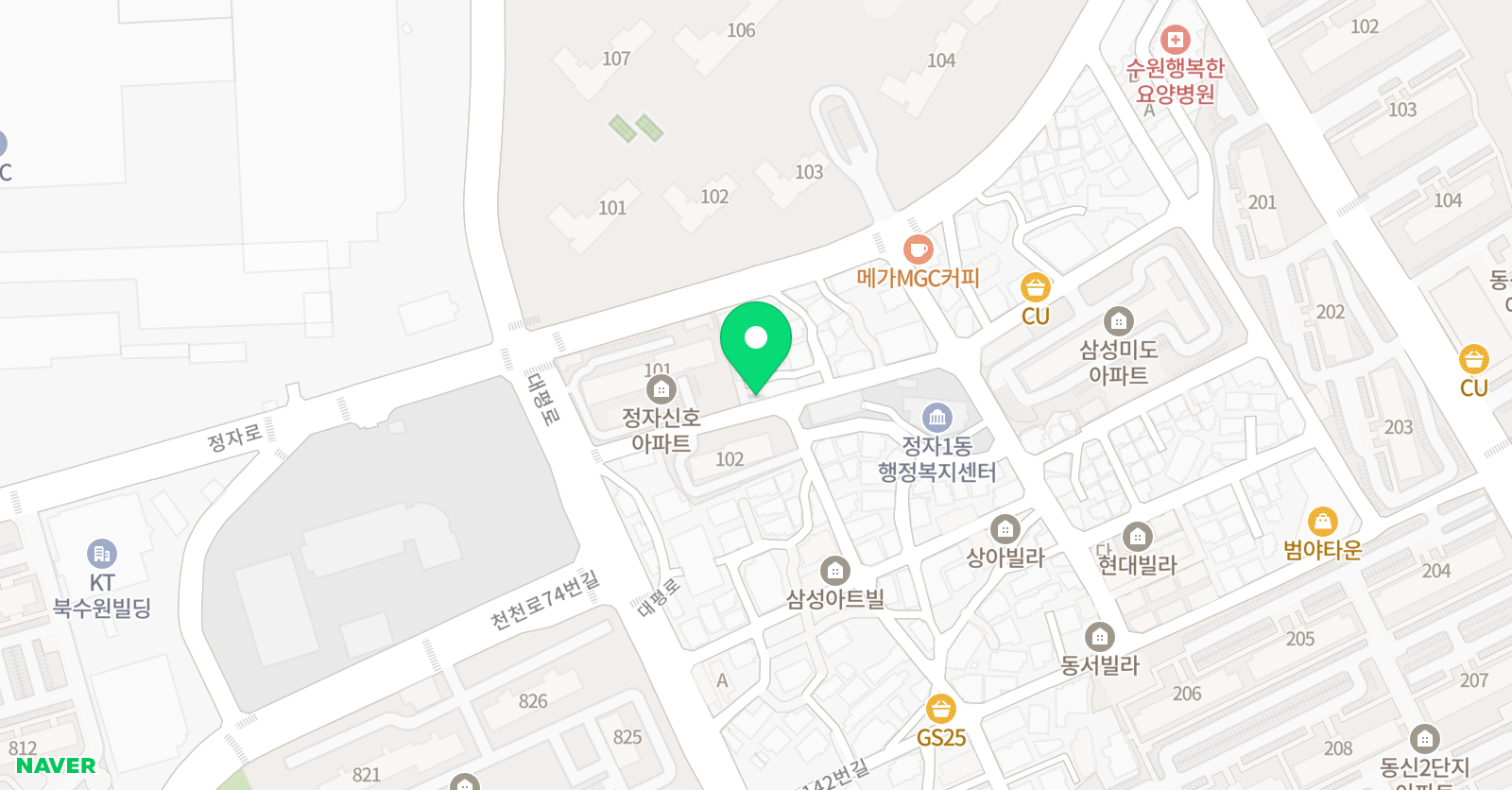 더이음음악학원 위치