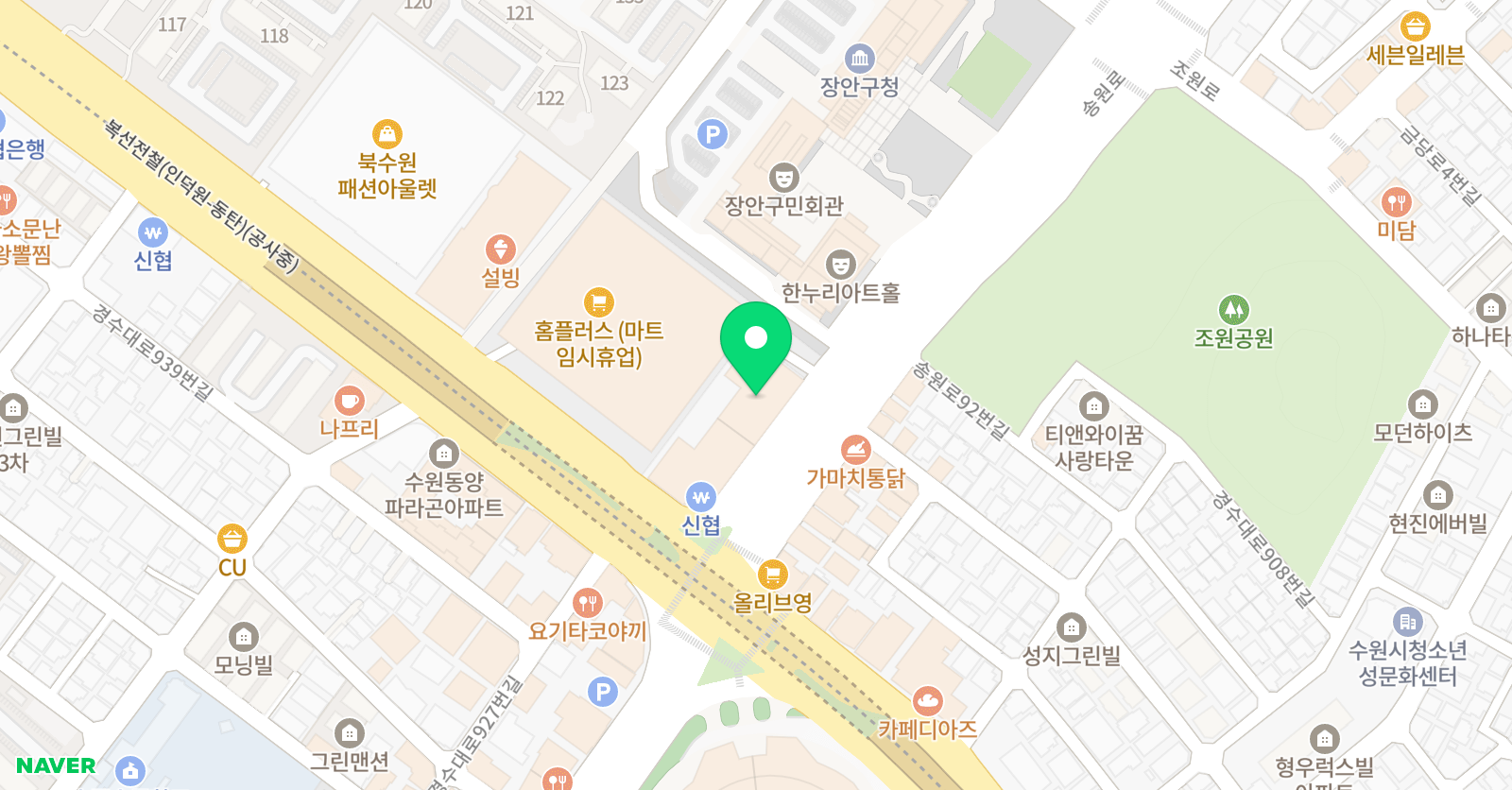 비앙발레 학원 위치