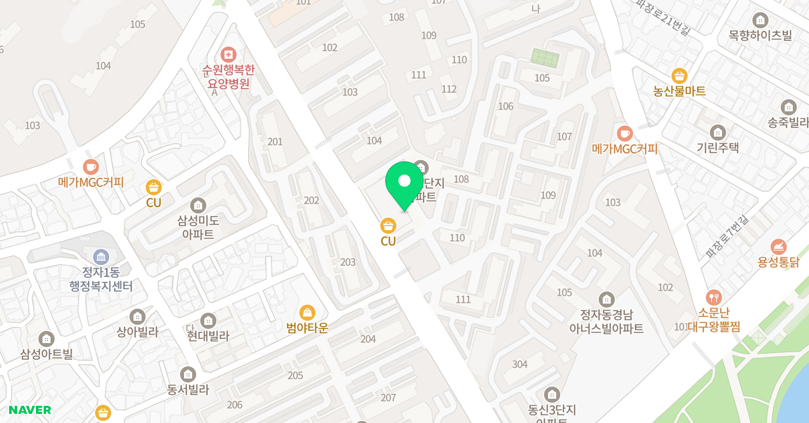늘푸른 미술교습소 위치