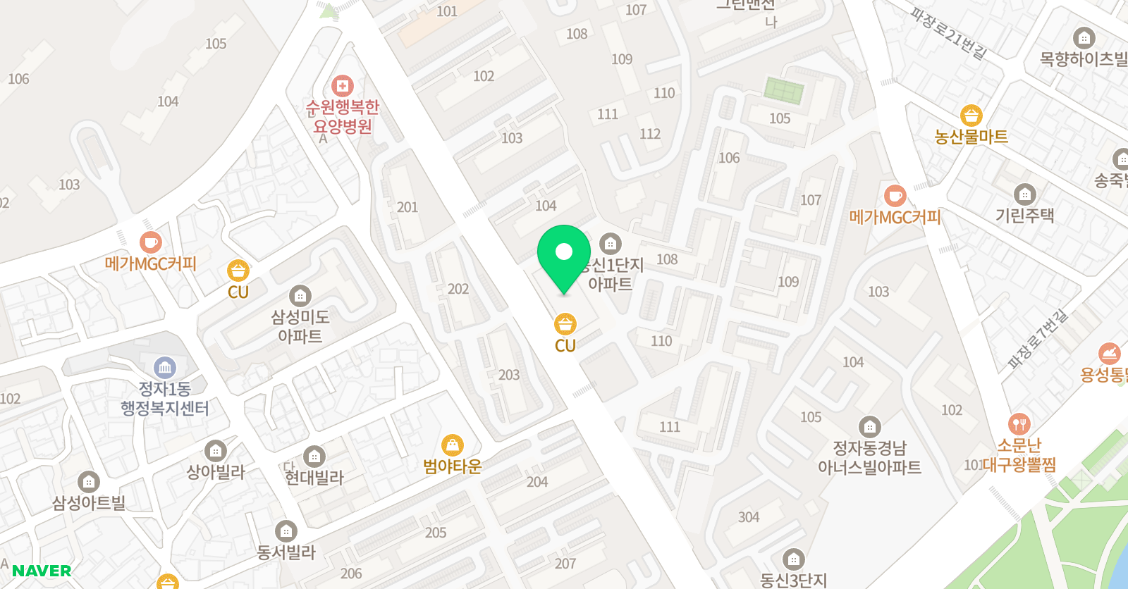 스마트해법 수학 동신학원 위치