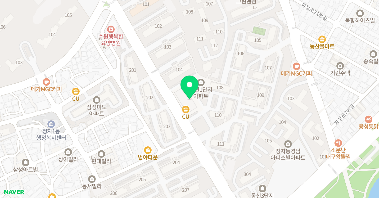 내공캐쳐 영수학원 위치