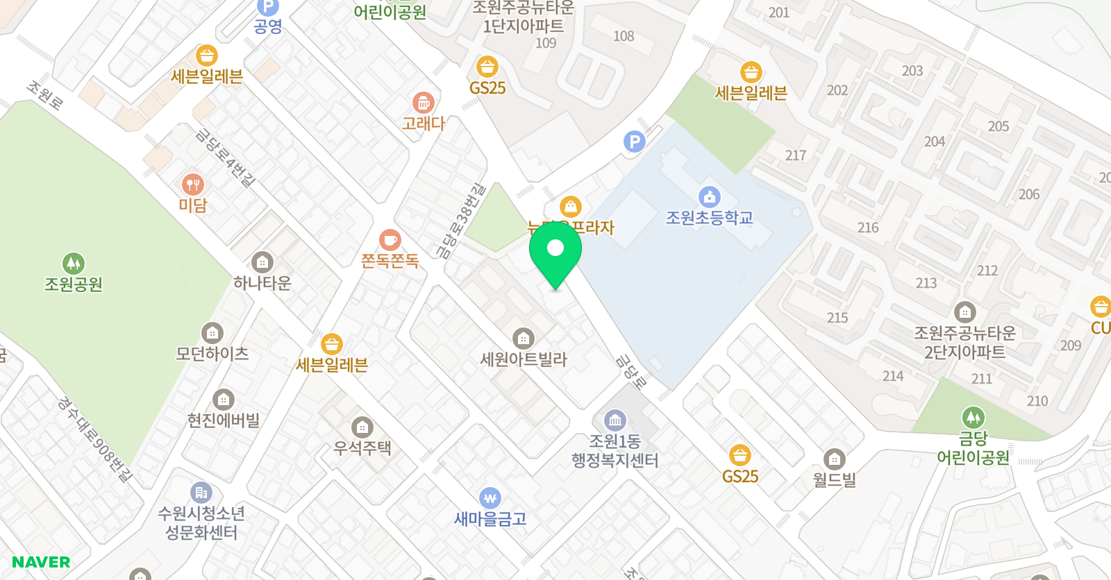 피아노포르테 음악학원 위치