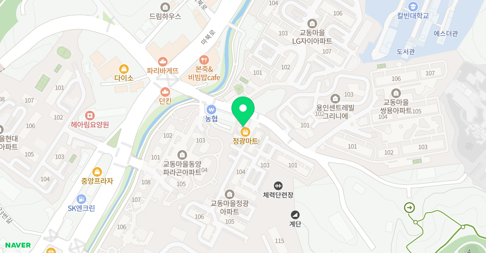 더아르떼 음악학원 위치