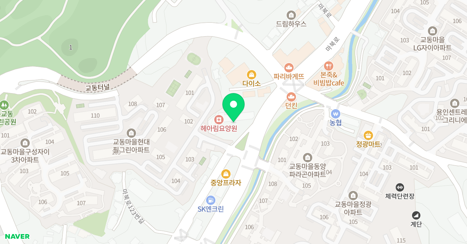 상상숲 미술학원 위치