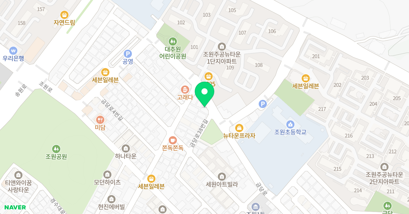 수민아트 미술학원 위치
