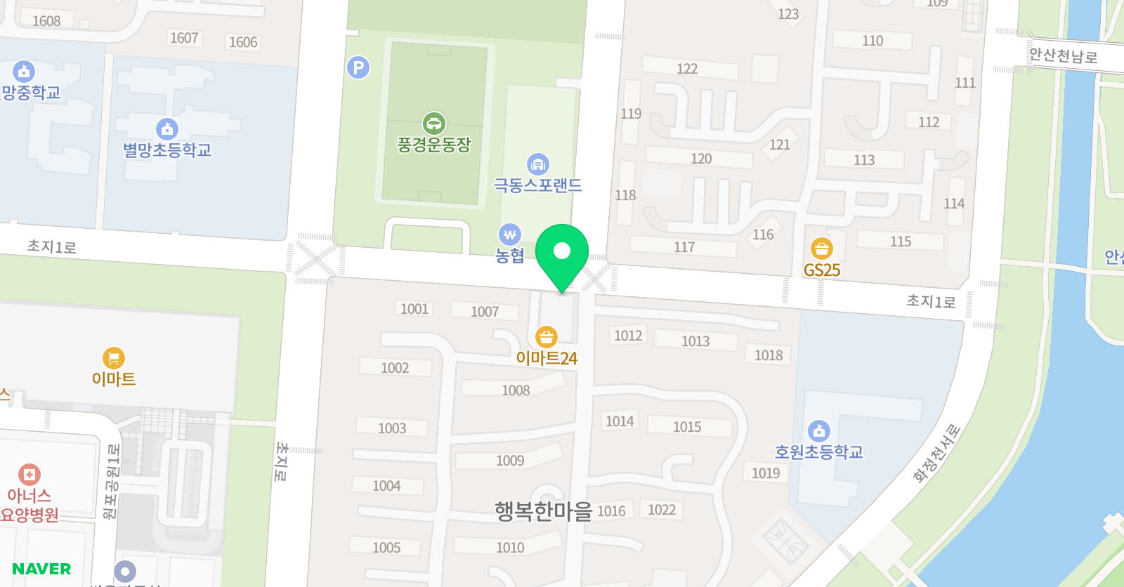 쎈수학 러닝센터 정진학원 위치
