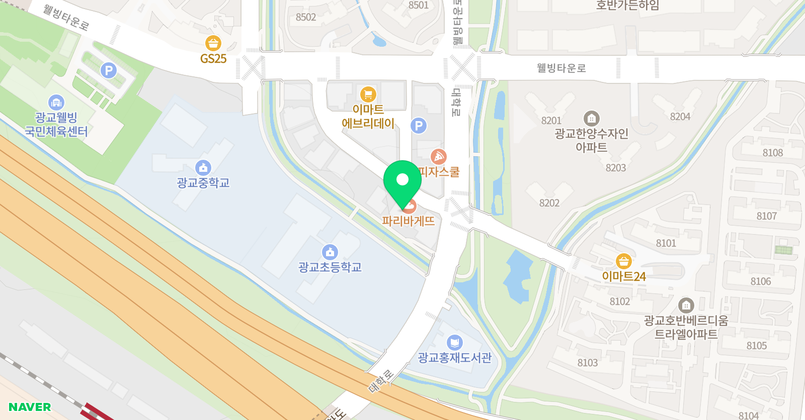링스 광교 어학원 위치