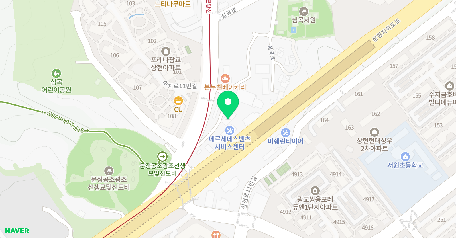세인트폴 광교 위치