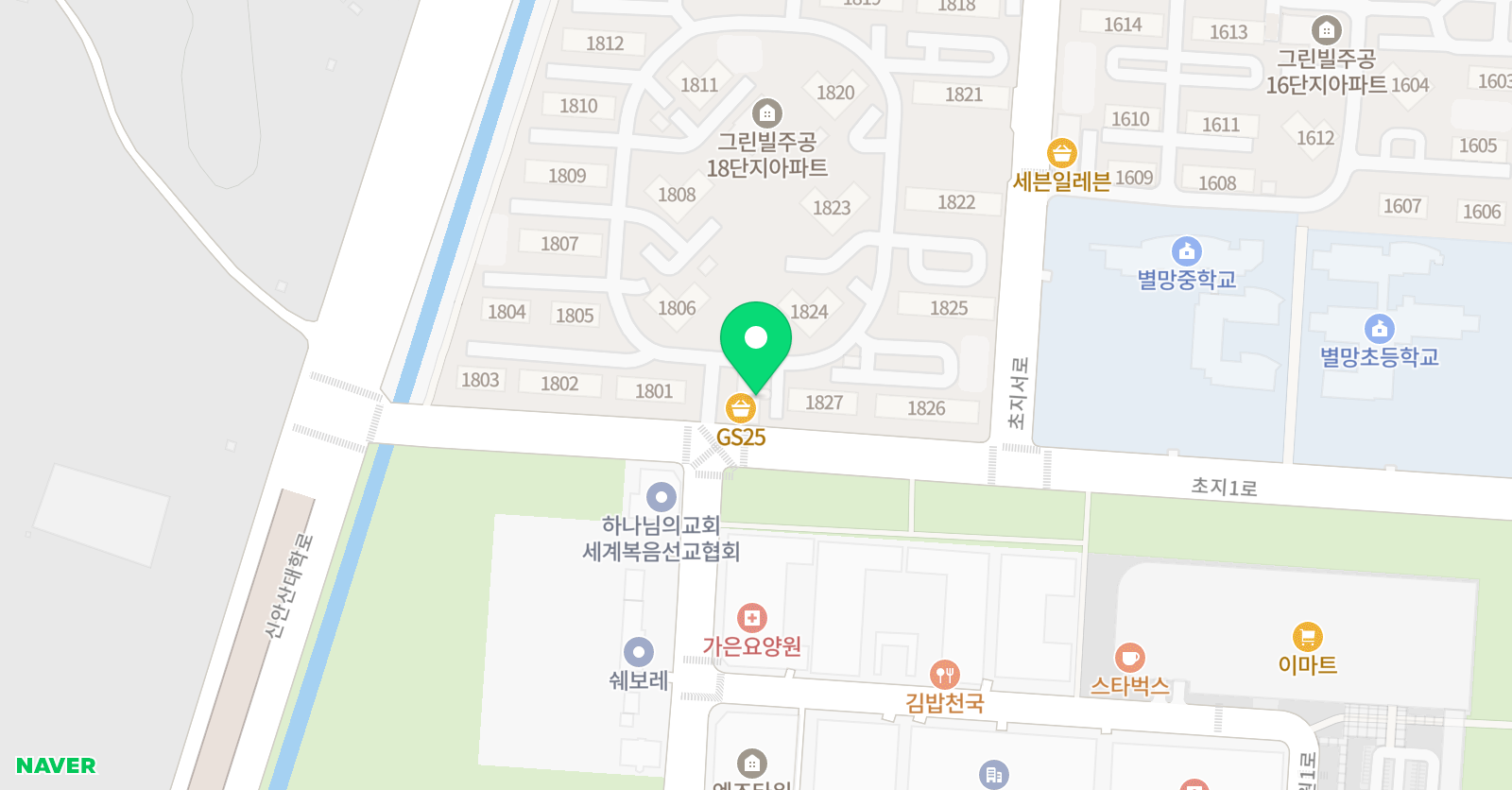 소리숲 음악학원 위치