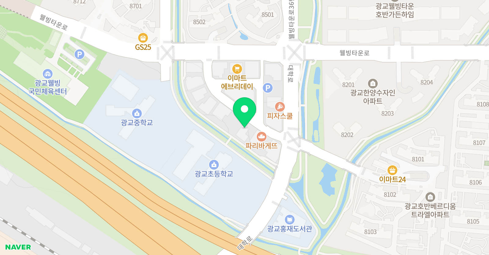 수학의전설 학원 위치