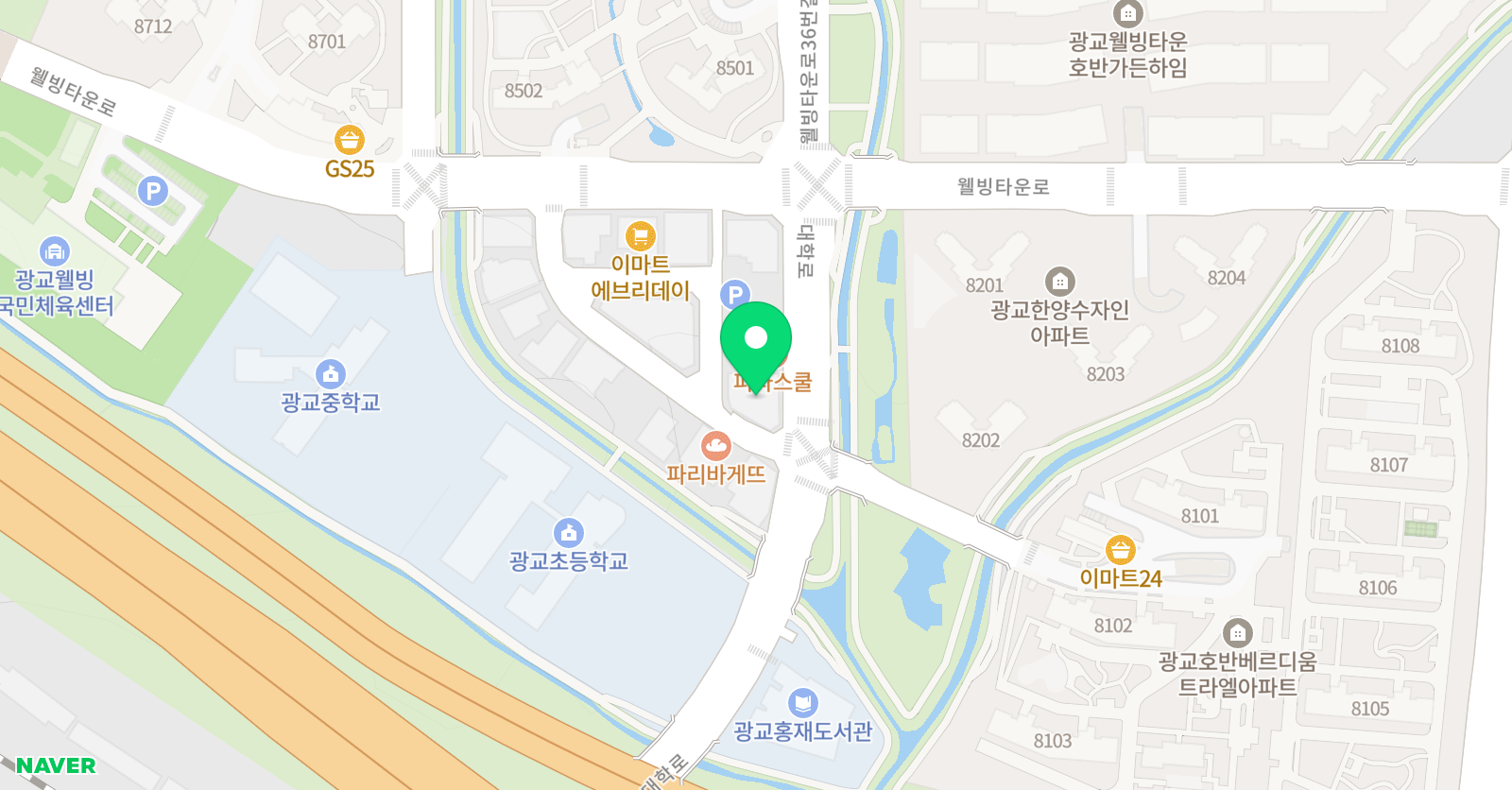수학친구들 학원 위치