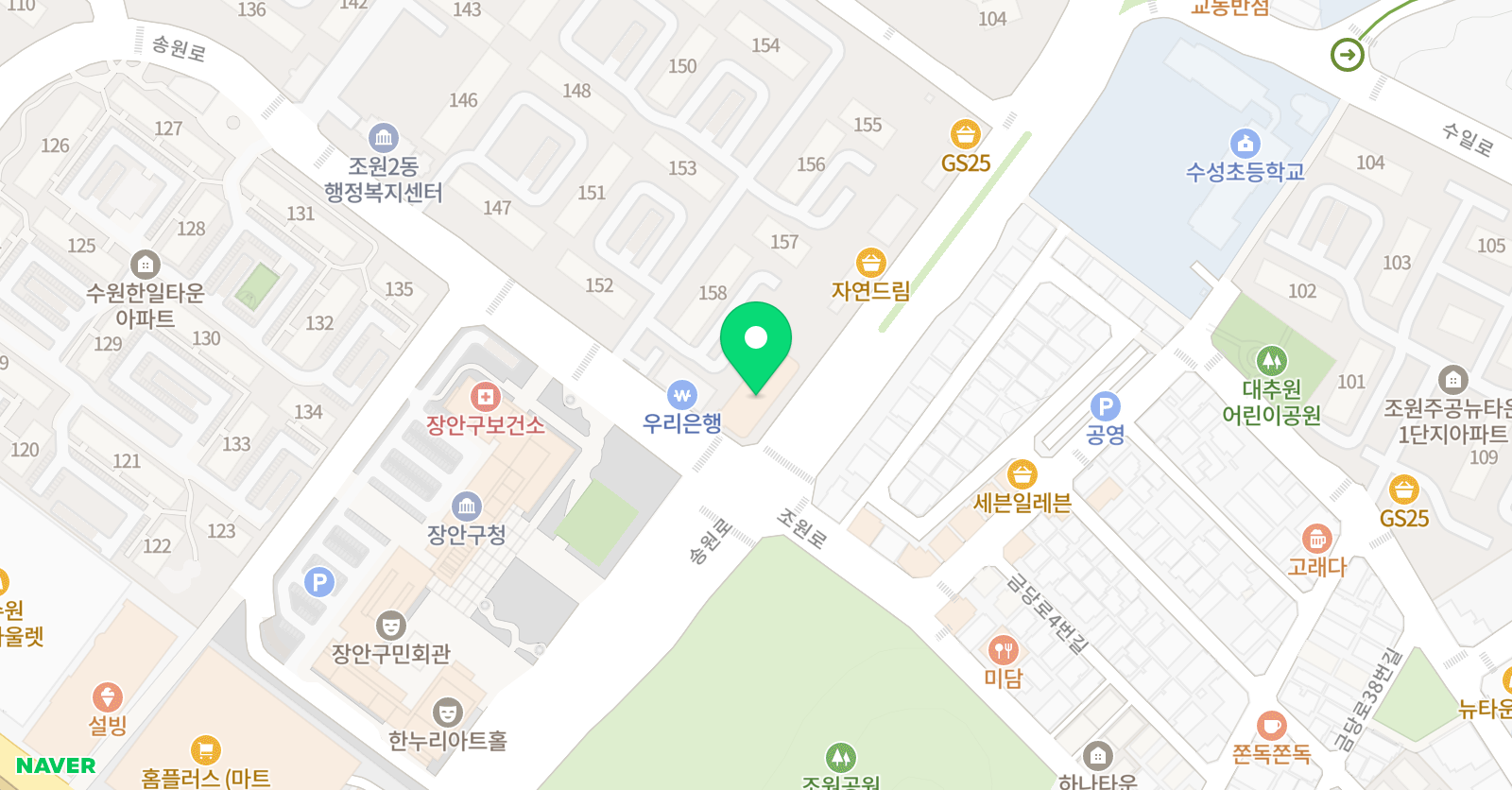 예다움 태권도장 위치