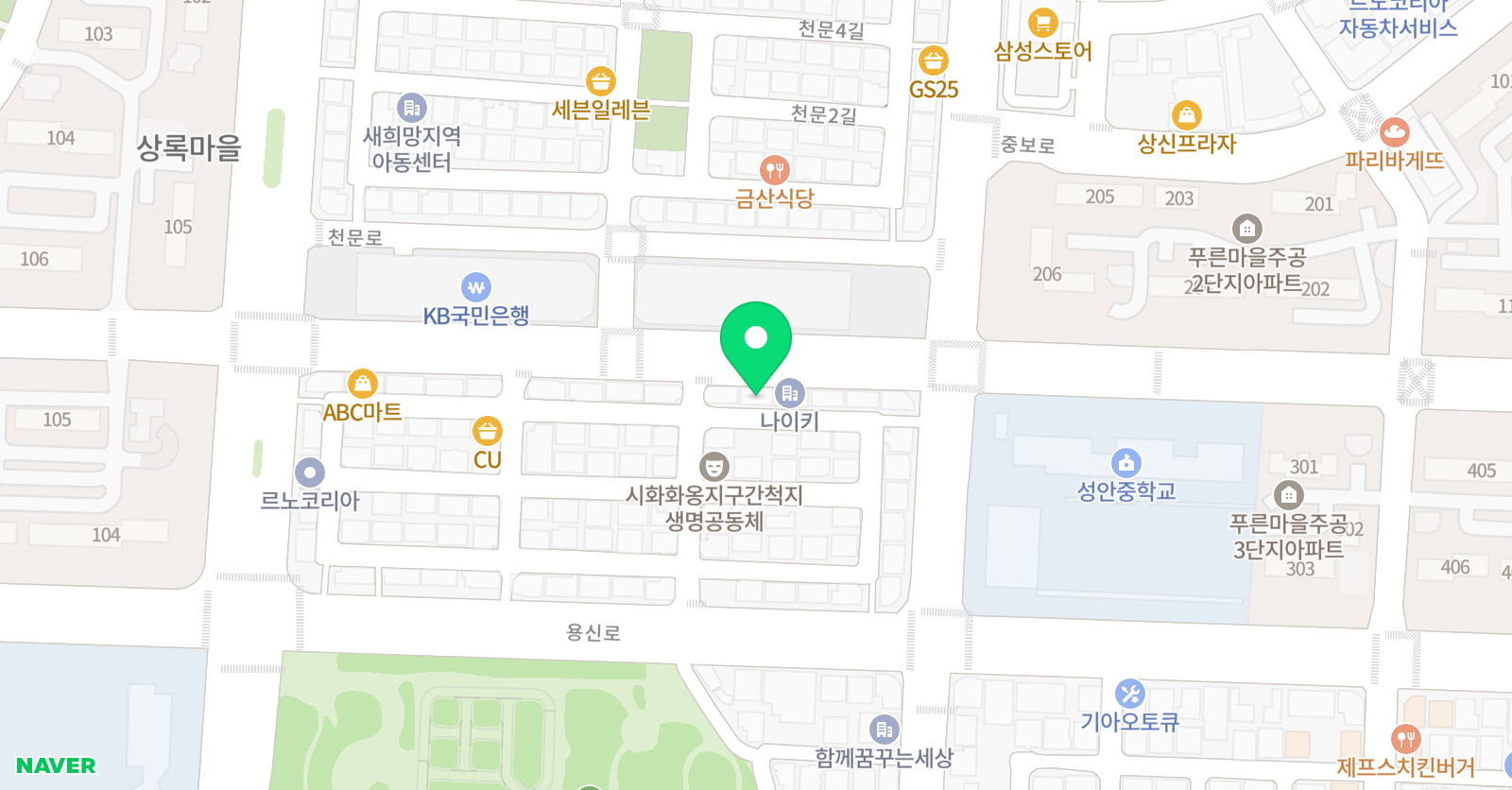 씨엘로 축구클럽 위치