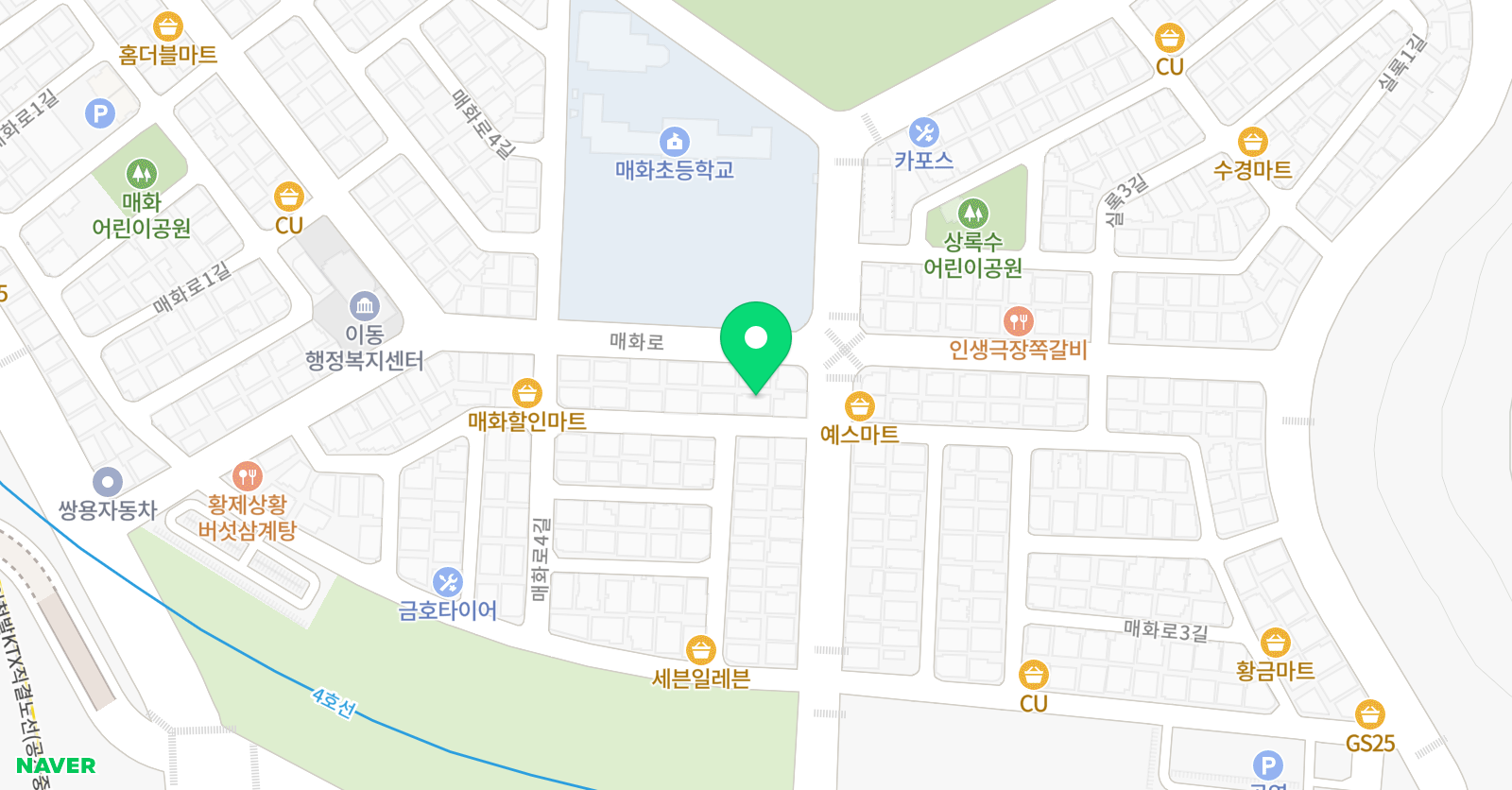 경희대석사 인성태권도 위치