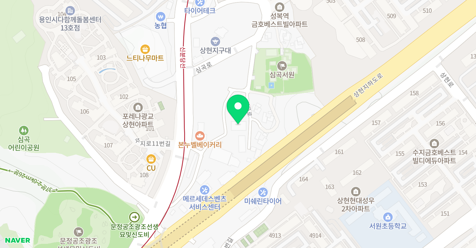 수지위너스 스포츠아카데미 위치