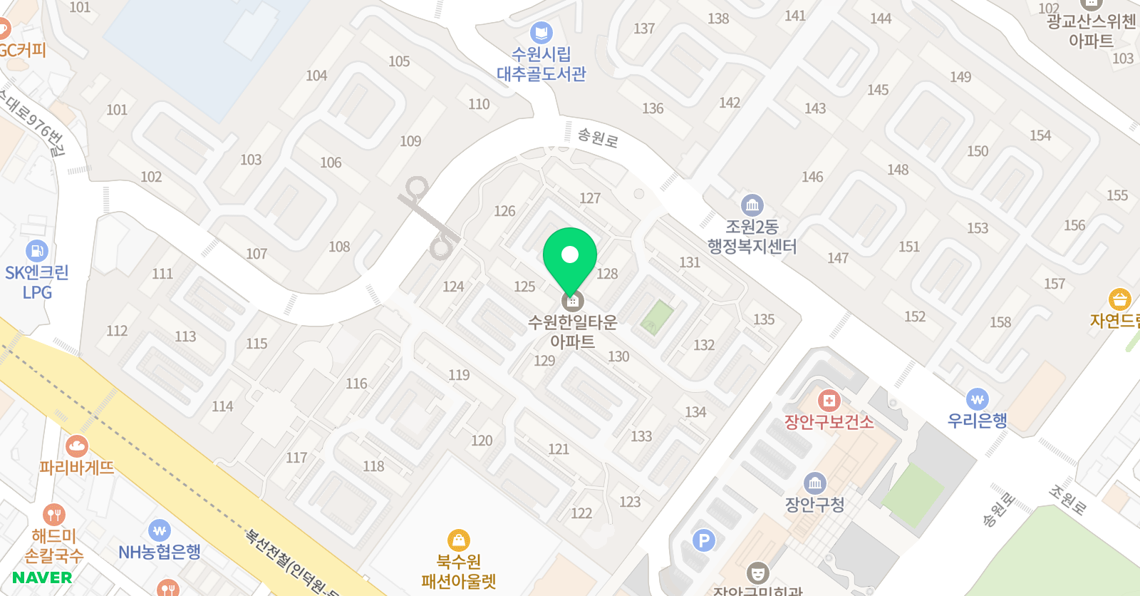 킥스한일 태권도 위치
