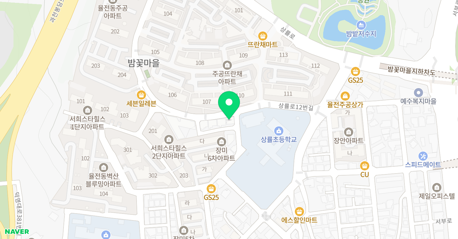 백하 미술 위치