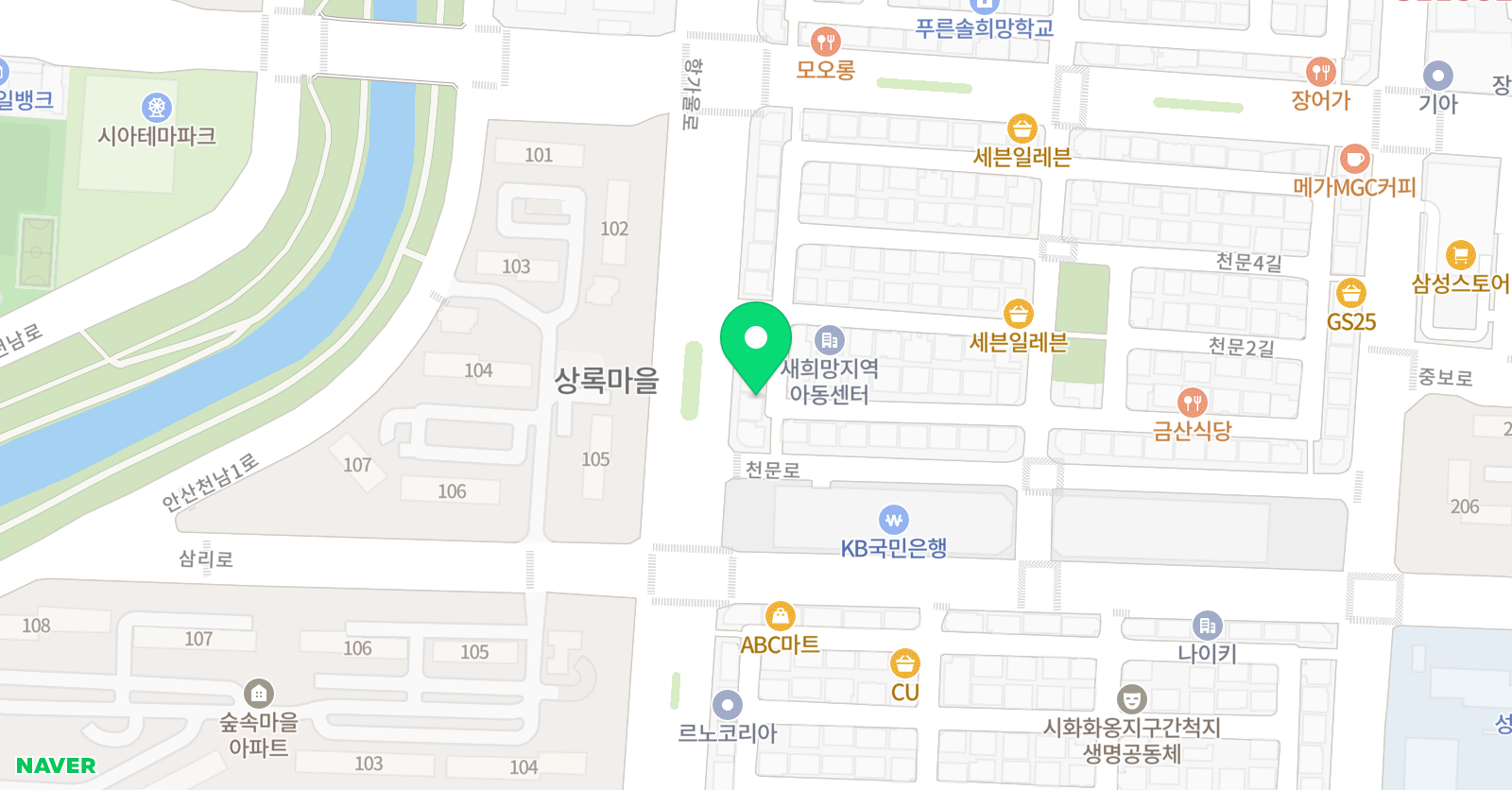 베스테스트 학원 위치