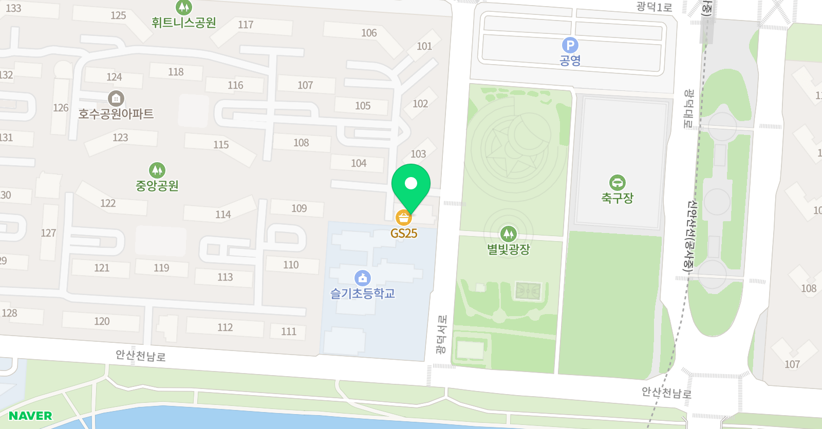 플레이팩토 다비수 수학여우 고잔1호점 위치