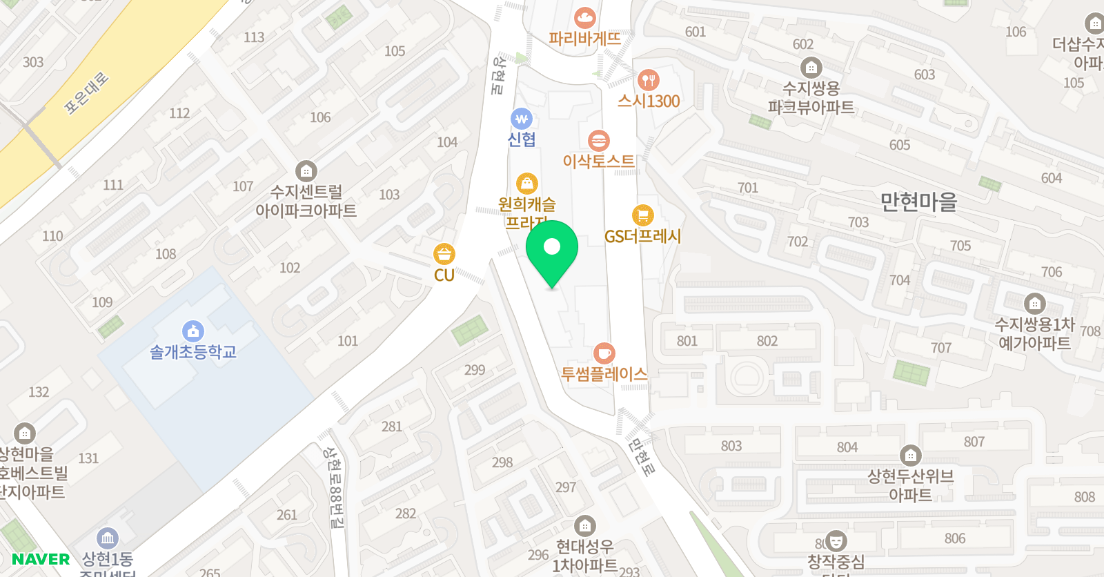 하이메티스 수학학원 위치