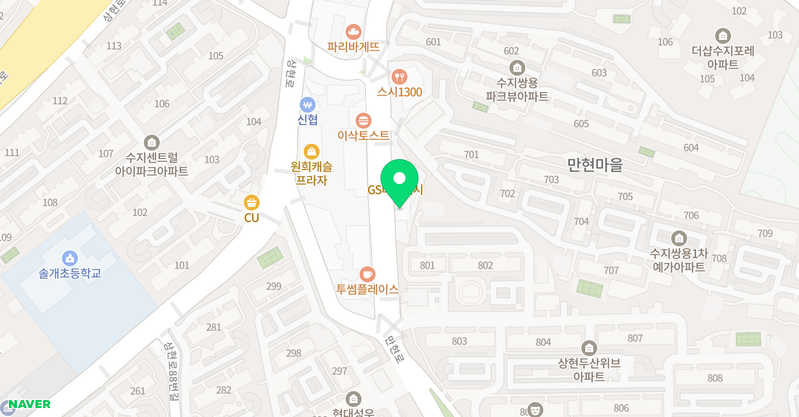 생각아이 동화논술미술학원 위치
