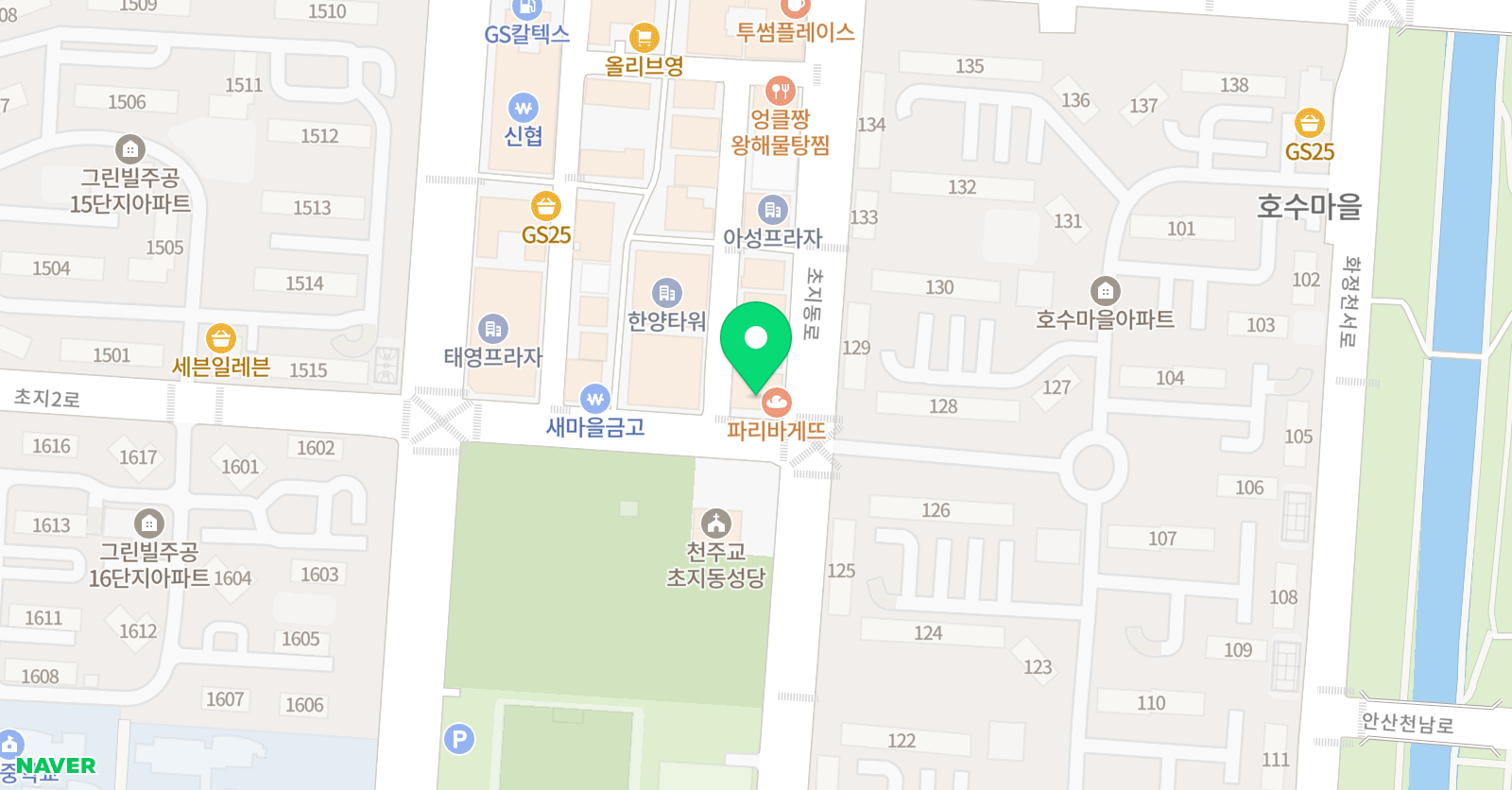 원탑 키즈복싱 초지점 위치