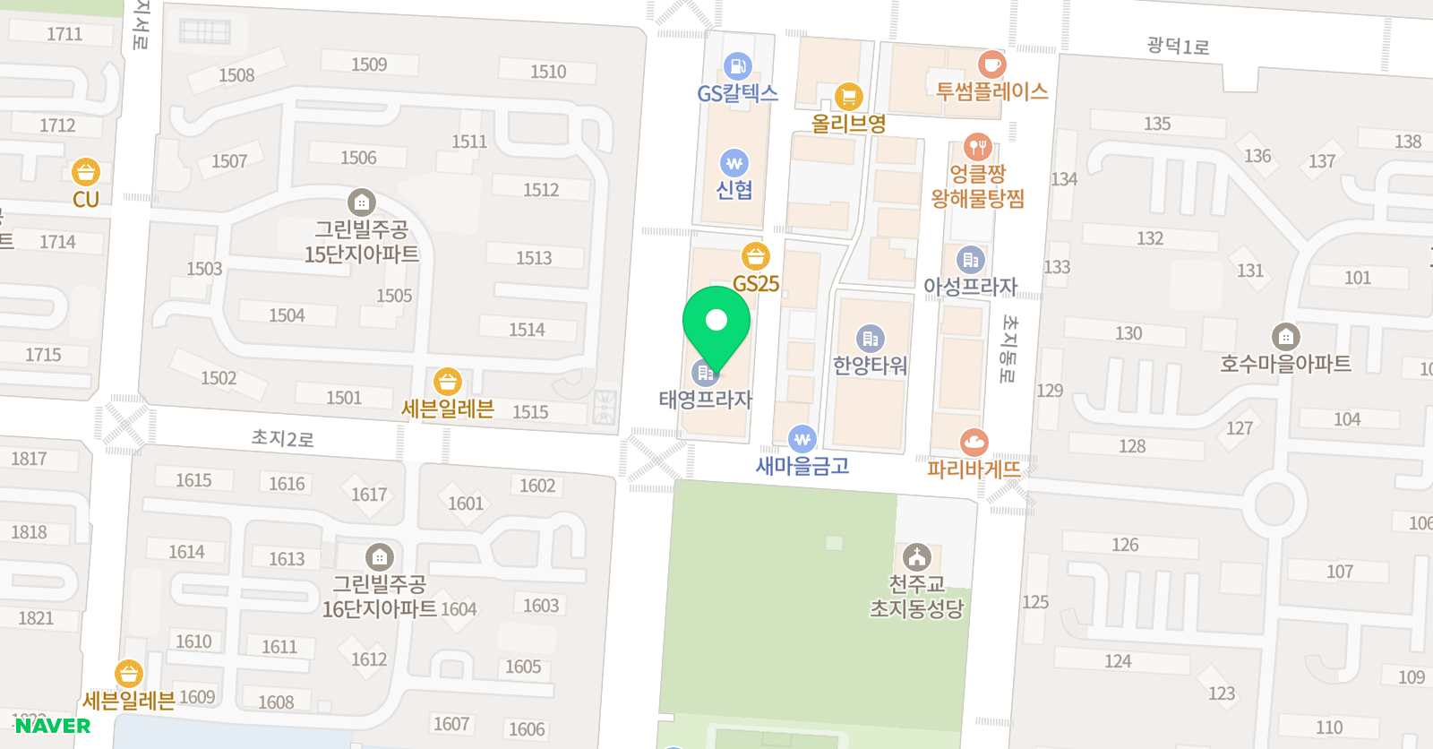 경희대청록 태권도장 위치