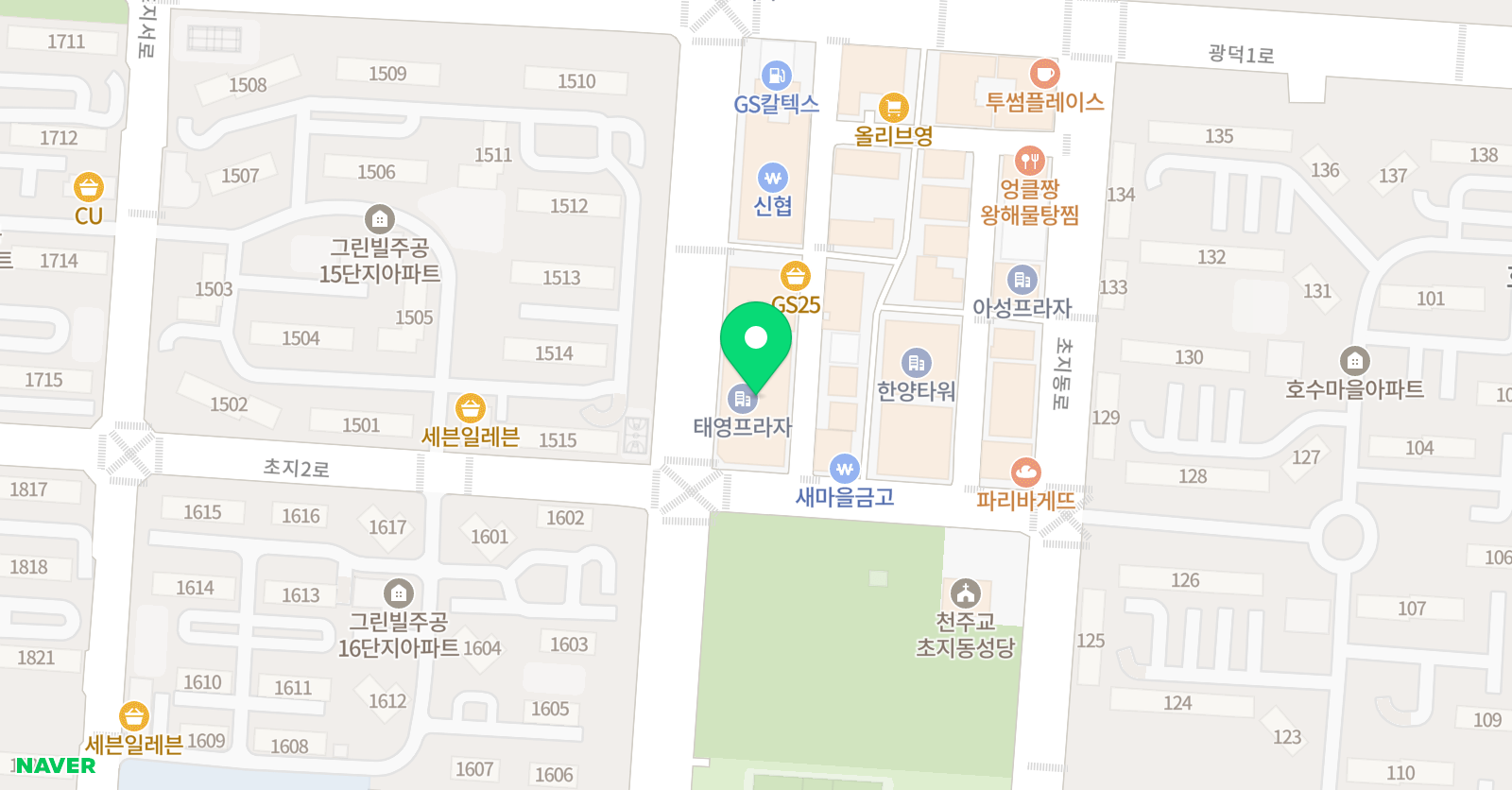 21세기정석 학원 위치