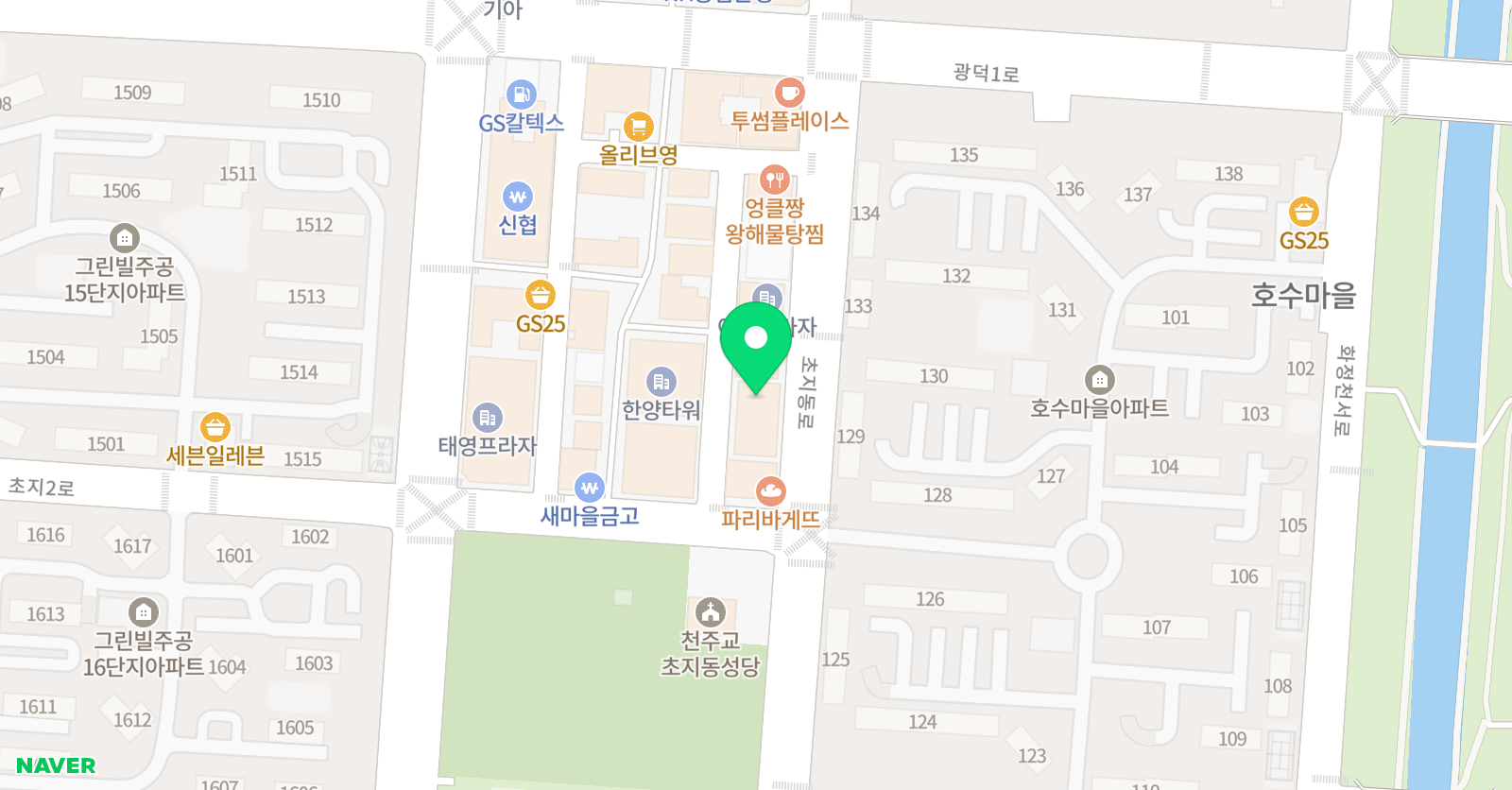 몬스터매스 초지호수학원 위치