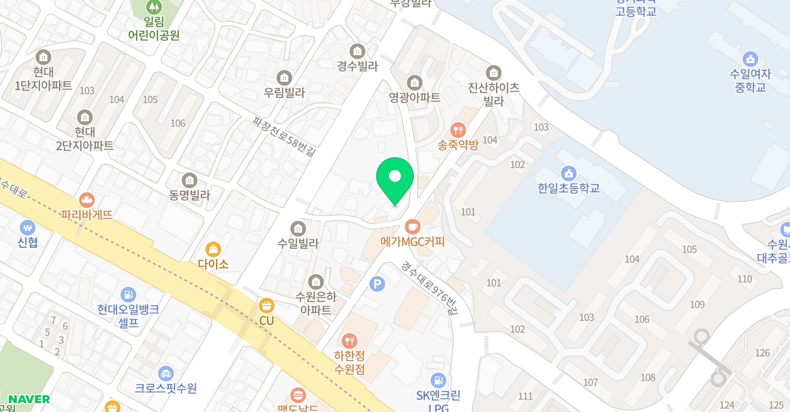 드림 수학학원 위치