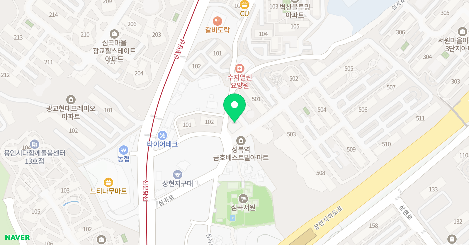 수지라라 음악학원 위치