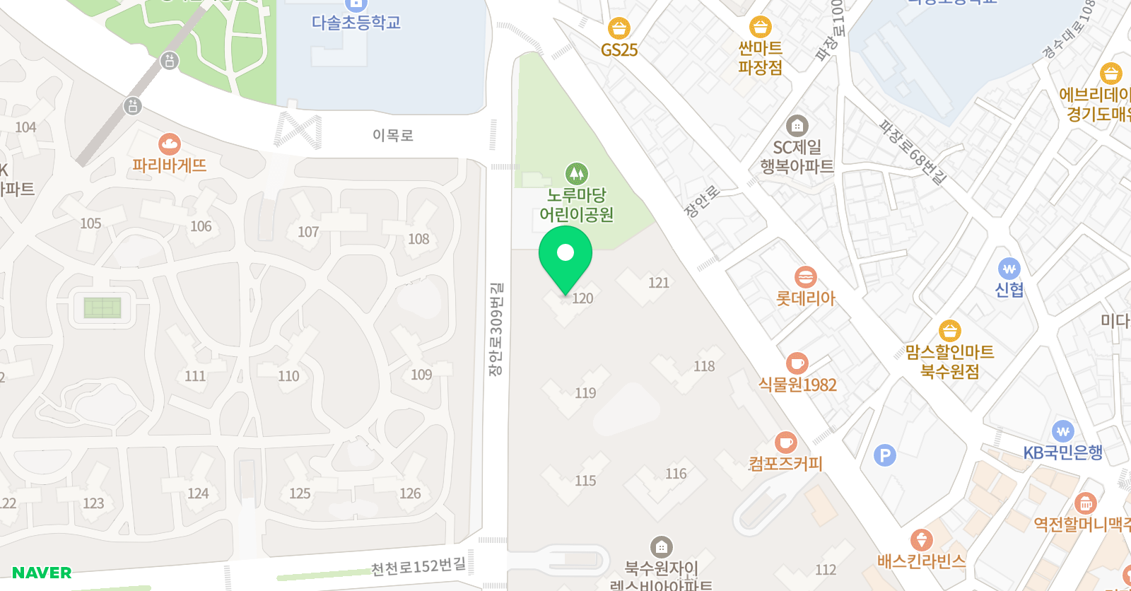 바른 독서논술국어교습소 위치