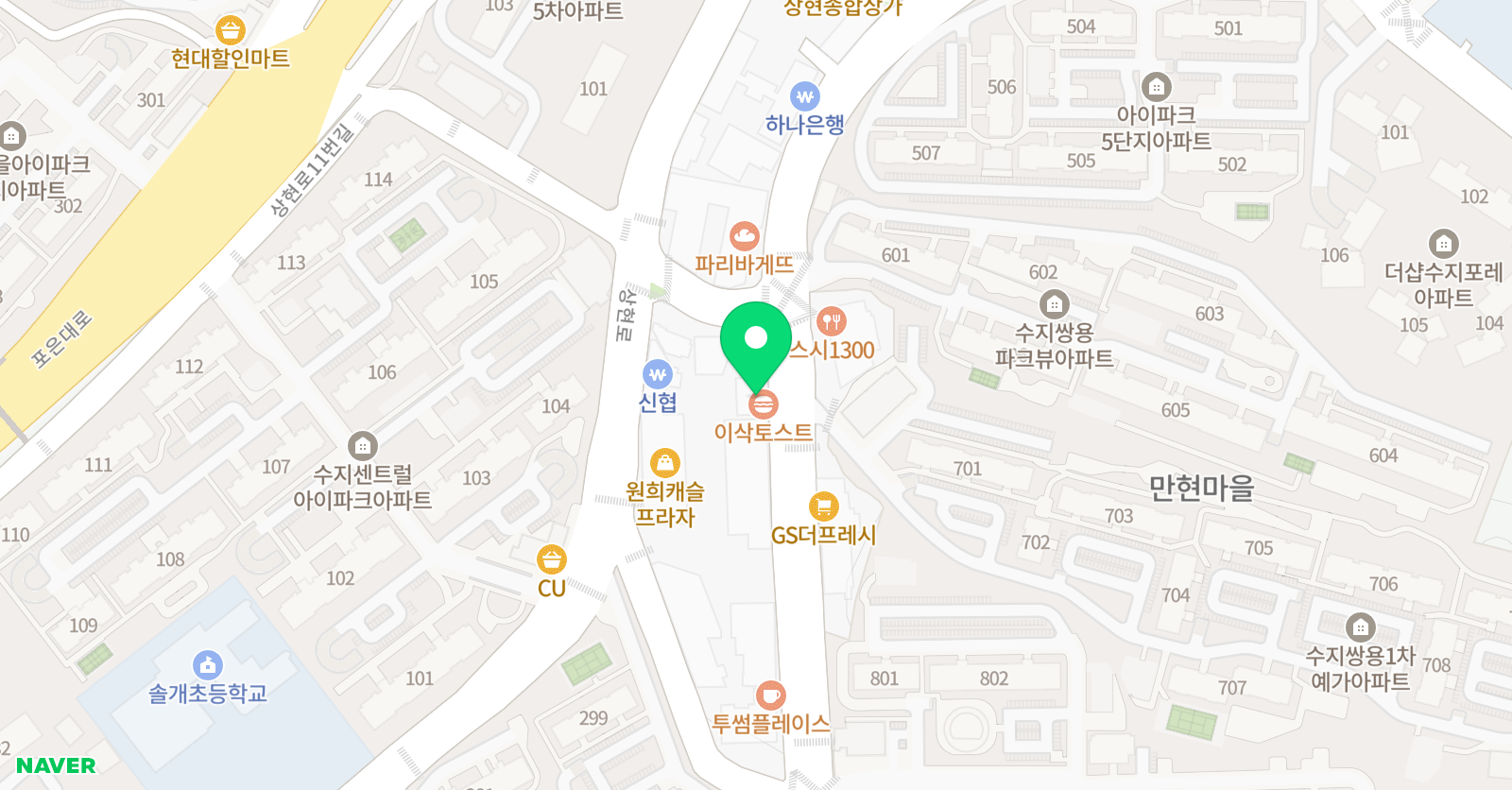 제이케이짐 상현지관 위치