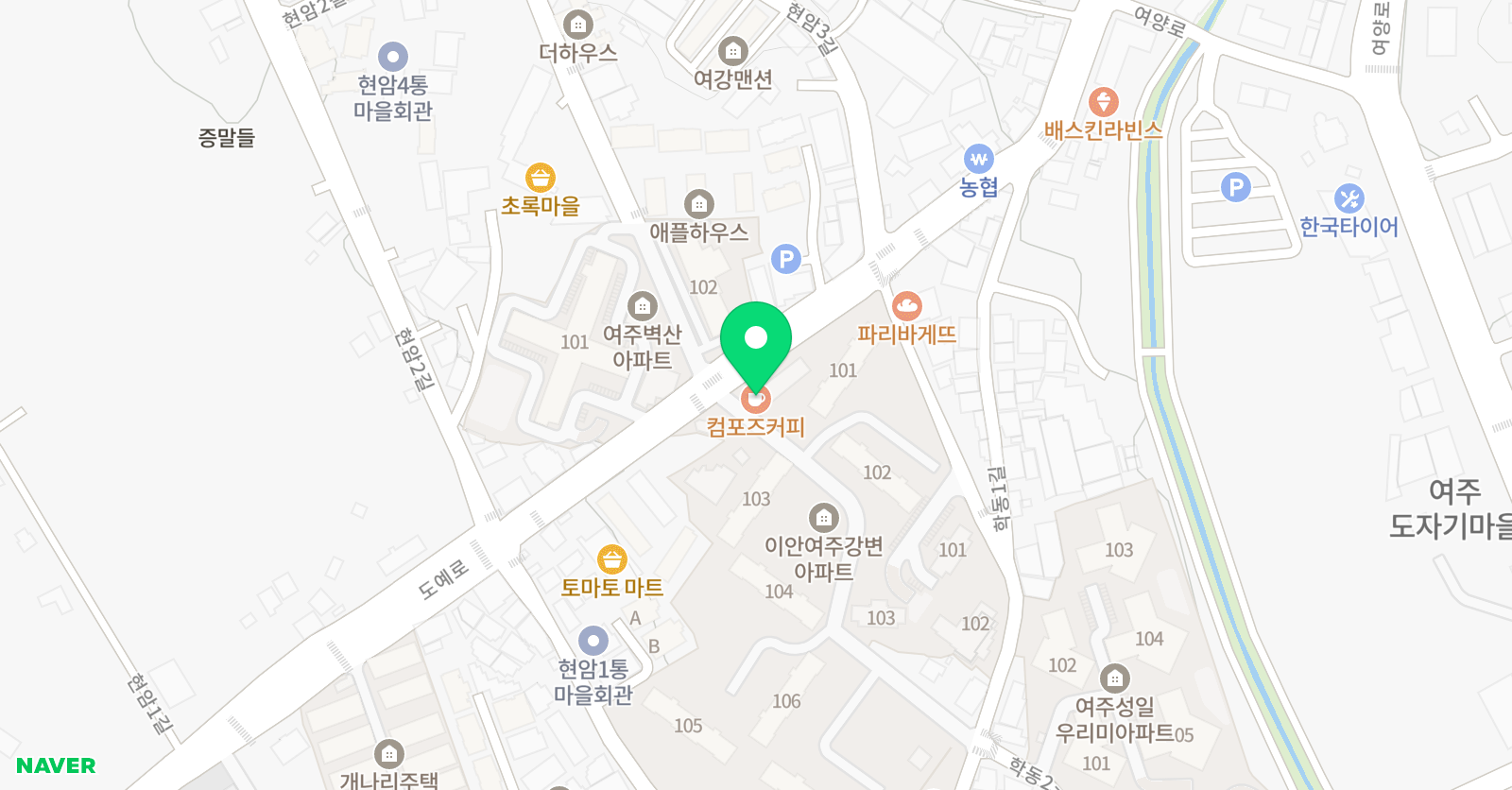 이화루체 위치