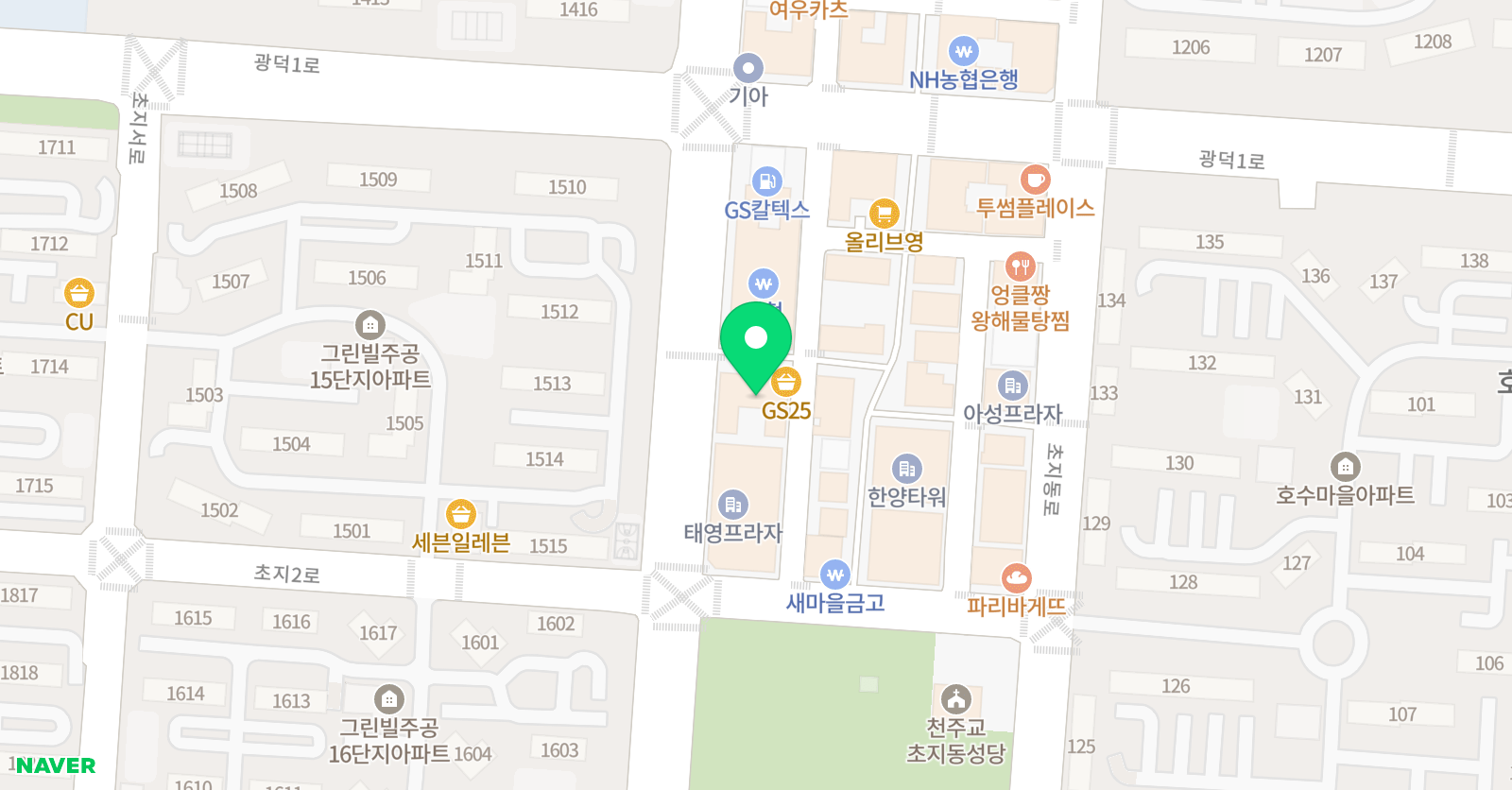 아름돌 바둑학원 위치