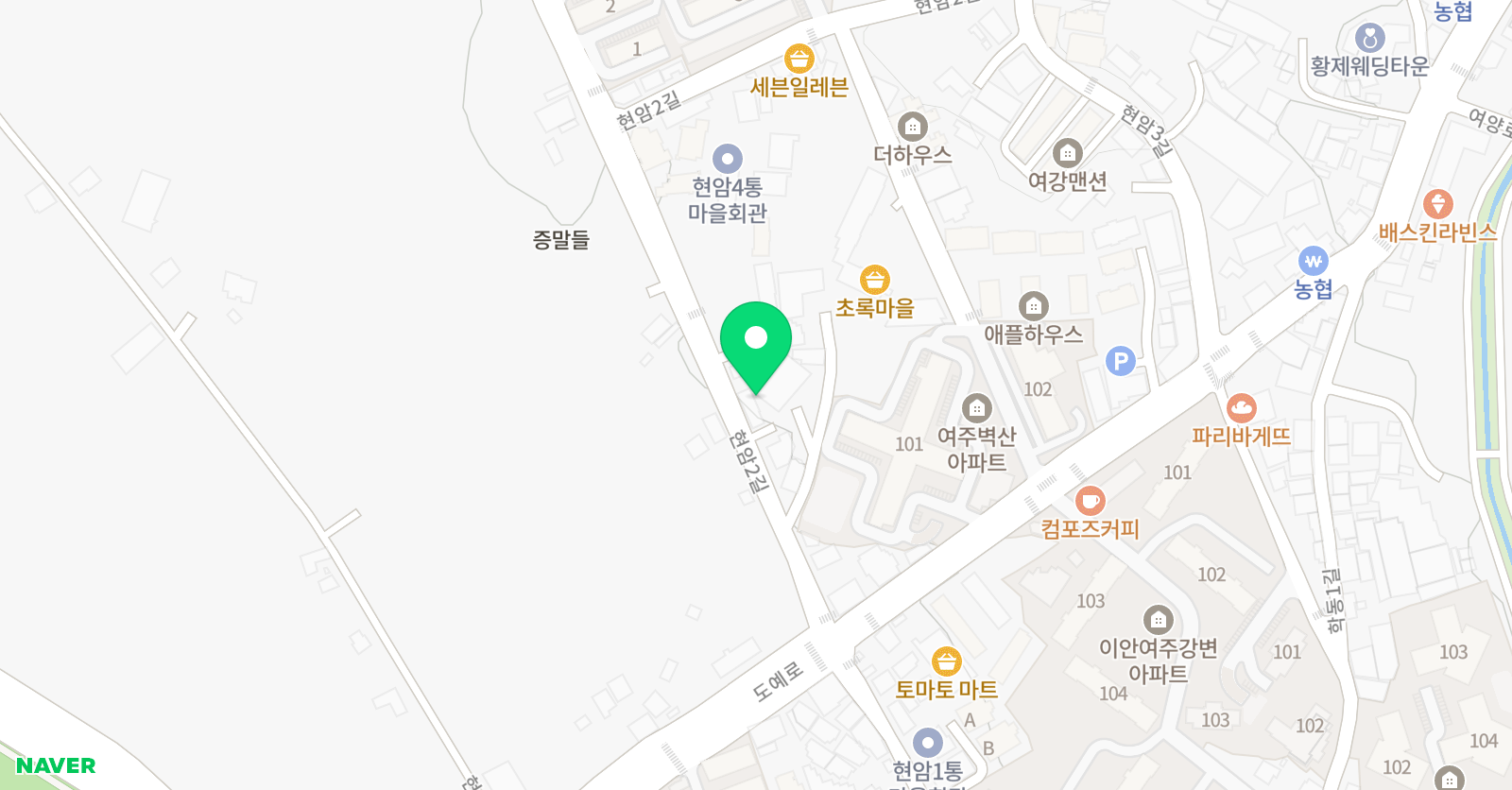 대통령 학원 위치