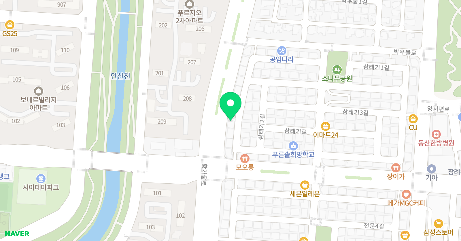 세명 음악학원 위치