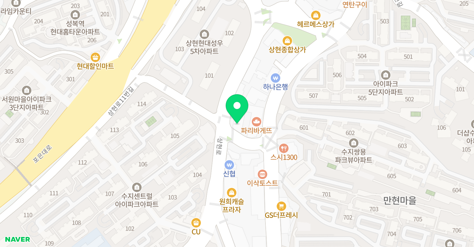 악퉁 실용음악학원 위치
