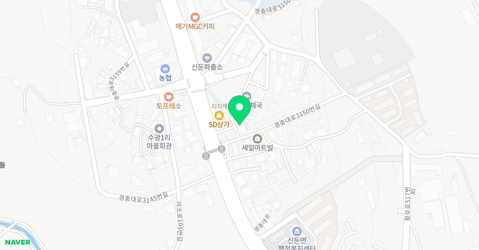 한국체대나라찬 태권도장 위치
