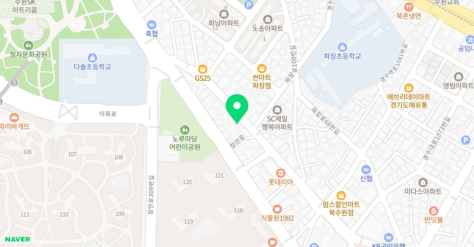 매쓰온 수학학원 위치